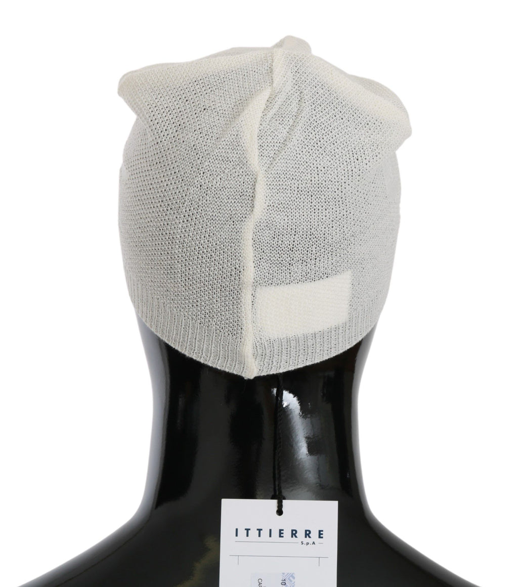 Costume National White Beanie for Men alternate view