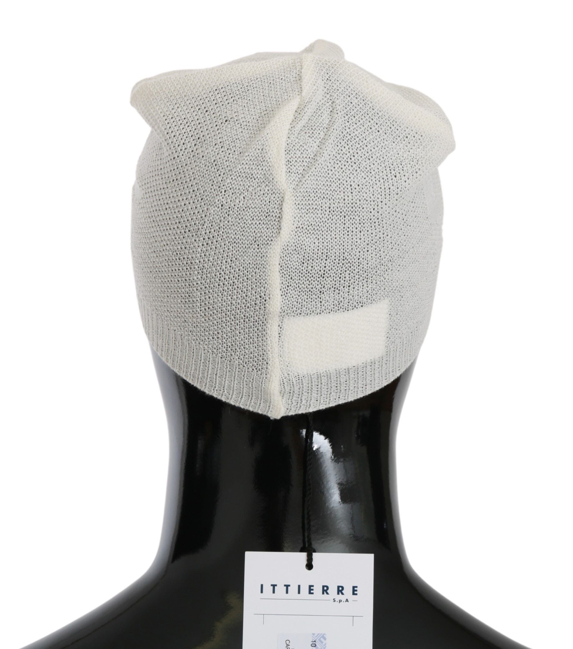 Costume National White Beanie for Men alternate view