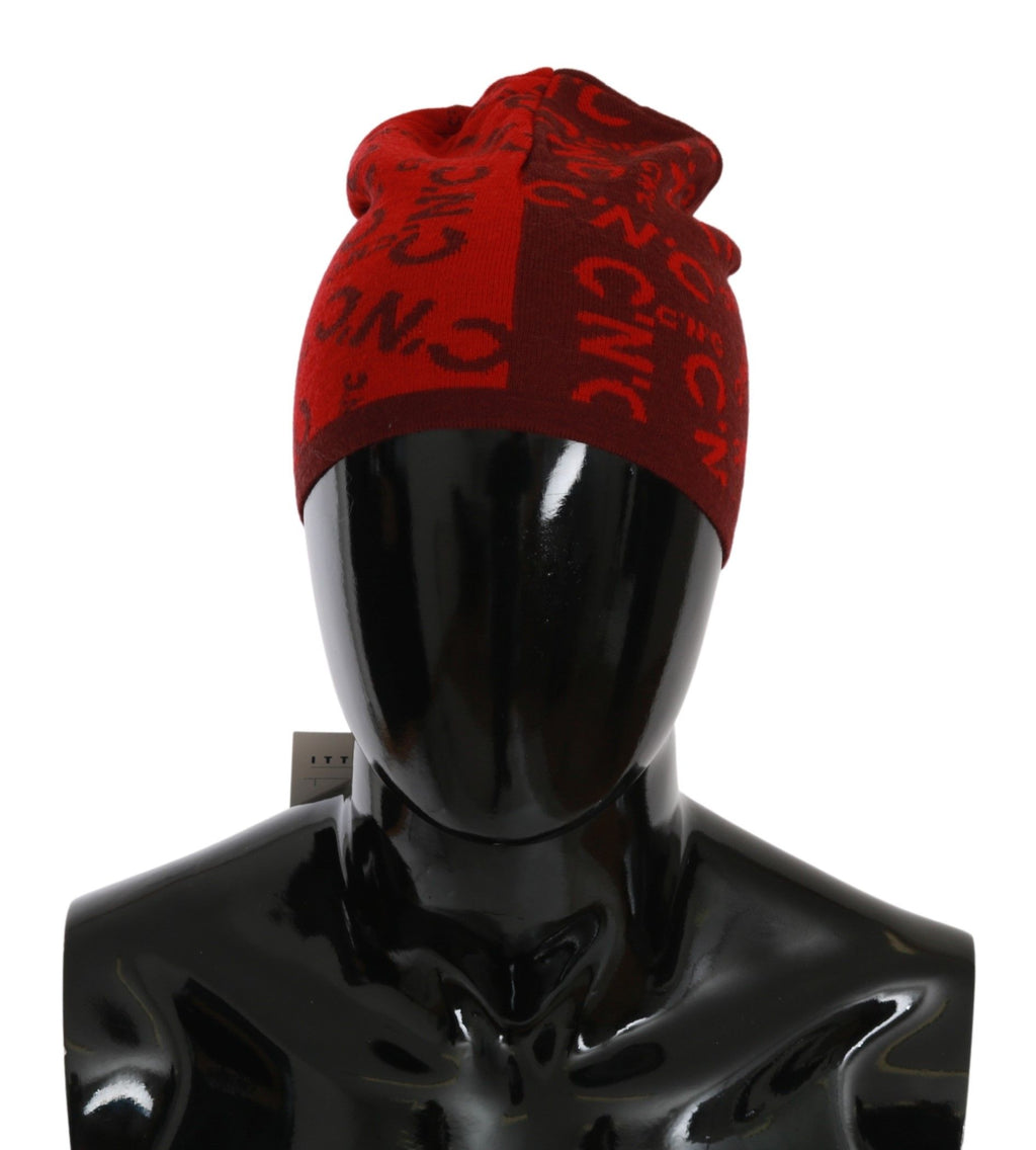Costume National Red Beanie for Men
