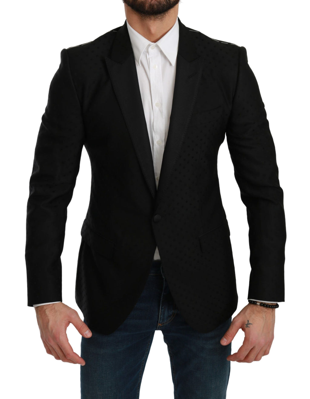 Dolce & Gabbana Black Blazer for Men detail view