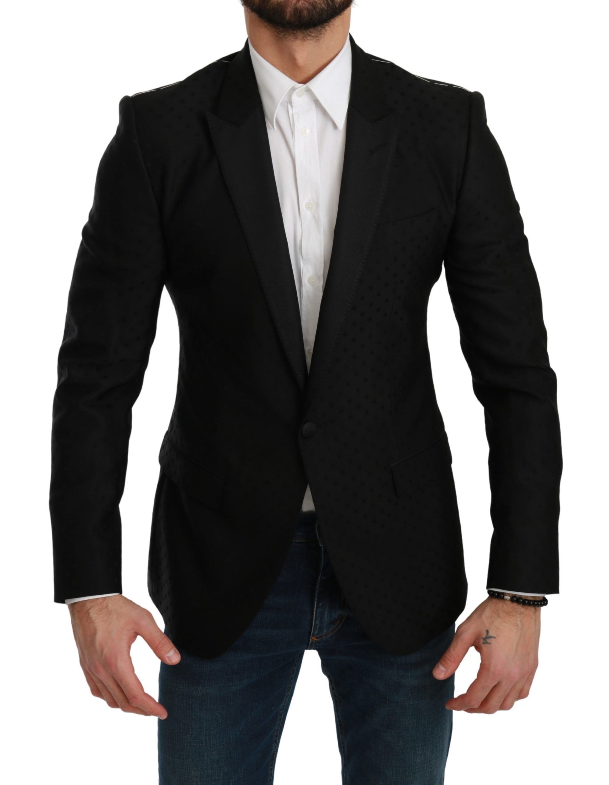 Dolce & Gabbana Black Blazer for Men detail view