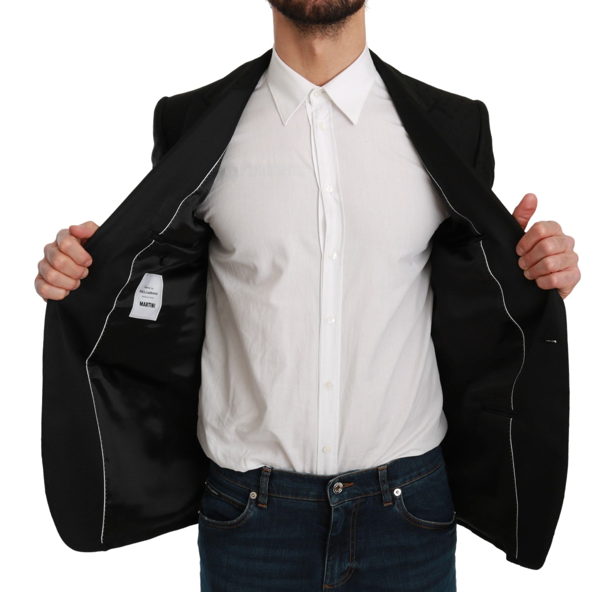 Dolce & Gabbana Black Blazer for Men side view