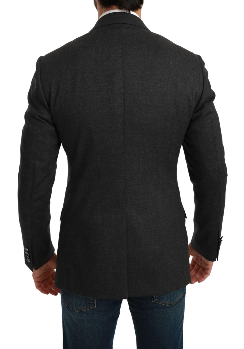 Dolce & Gabbana Grey Blazer for Men side view
