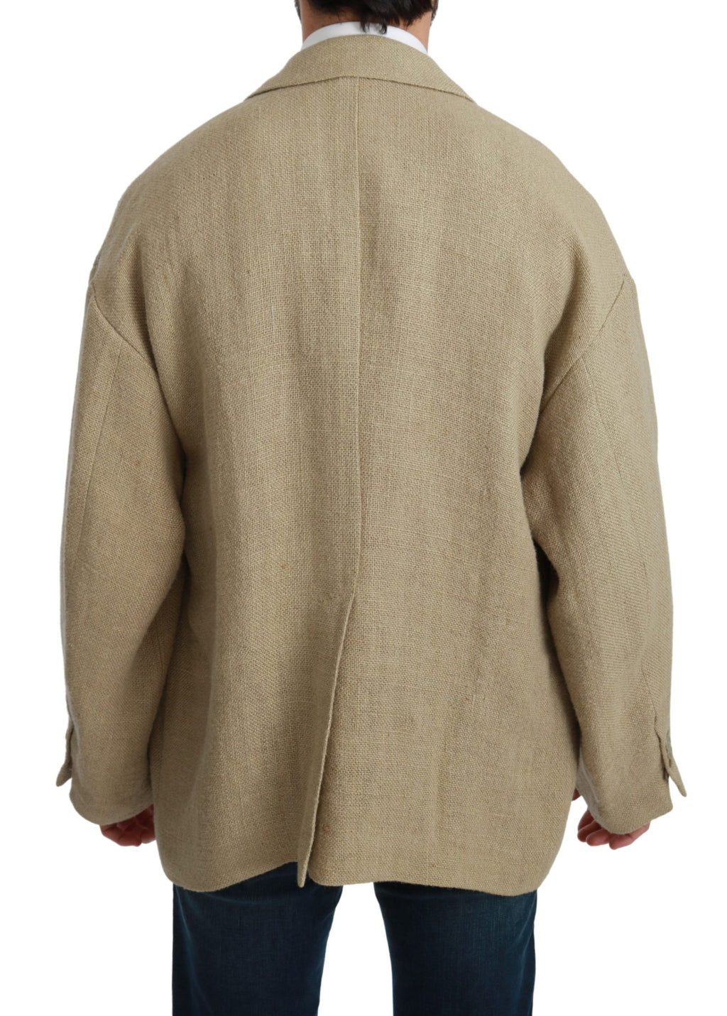 Dolce & Gabbana Beige Coat for Men detail view