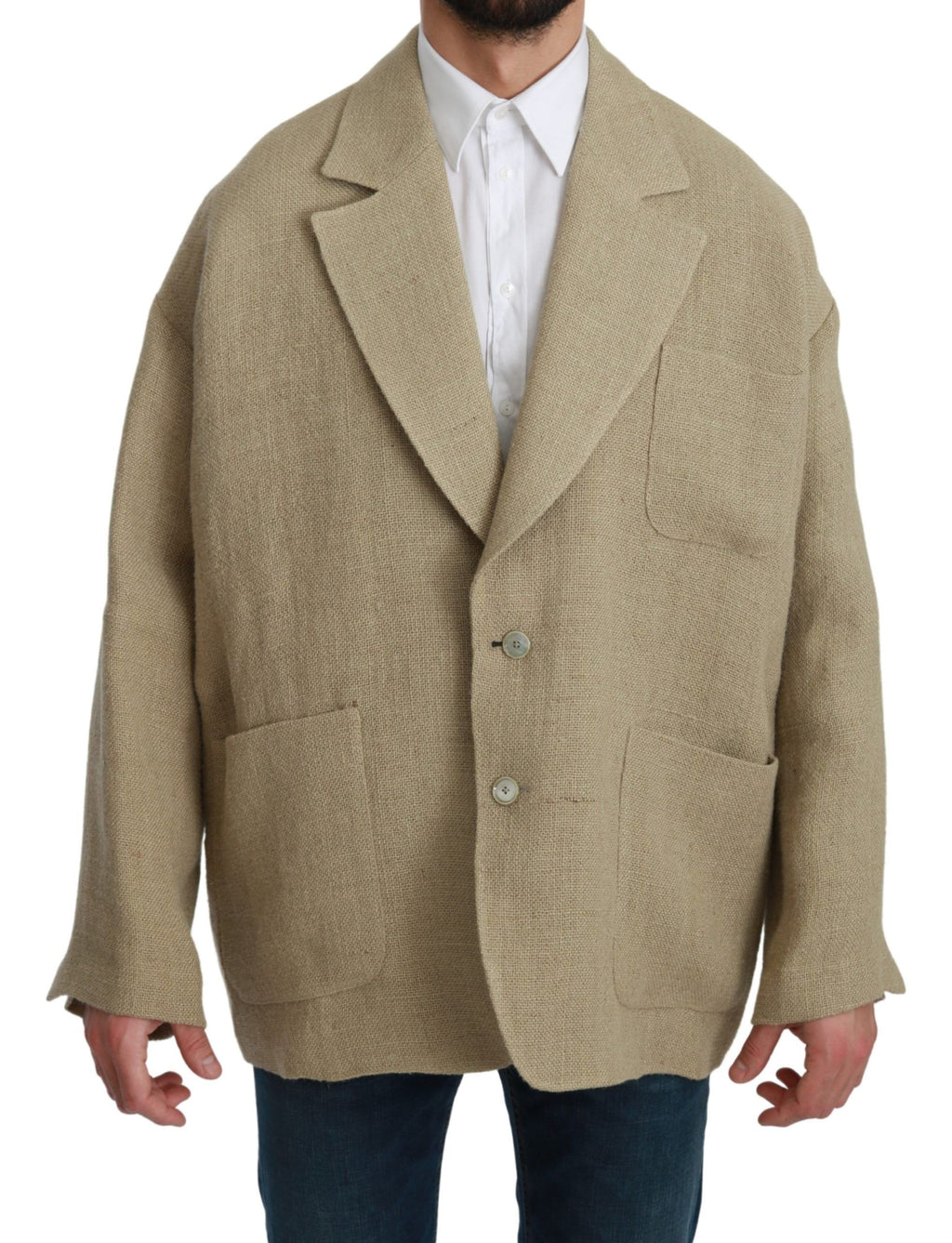 Dolce & Gabbana Beige Coat for Men