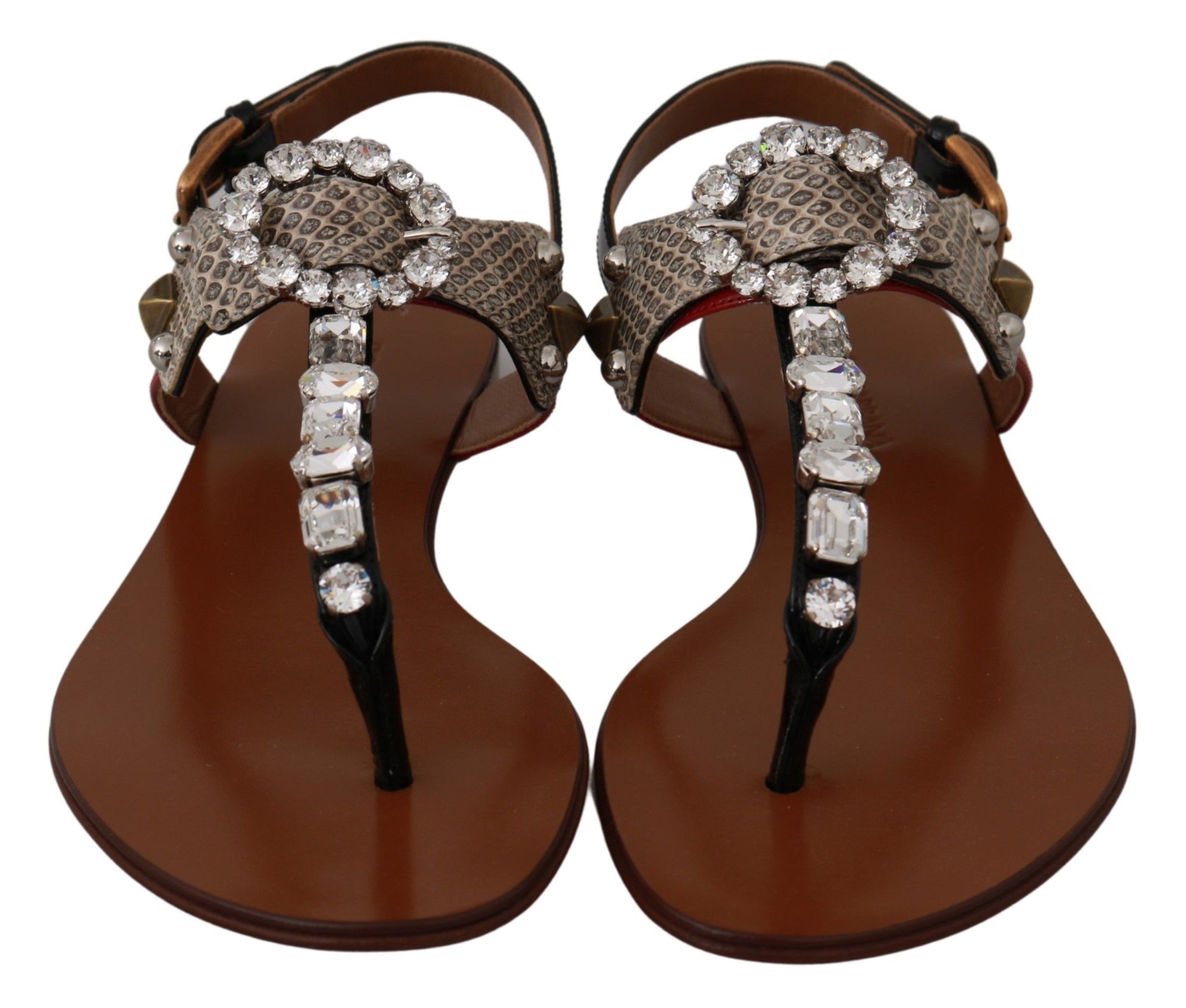 Dolce & Gabbana Brown Flip Flop Sandals for Women alternate view