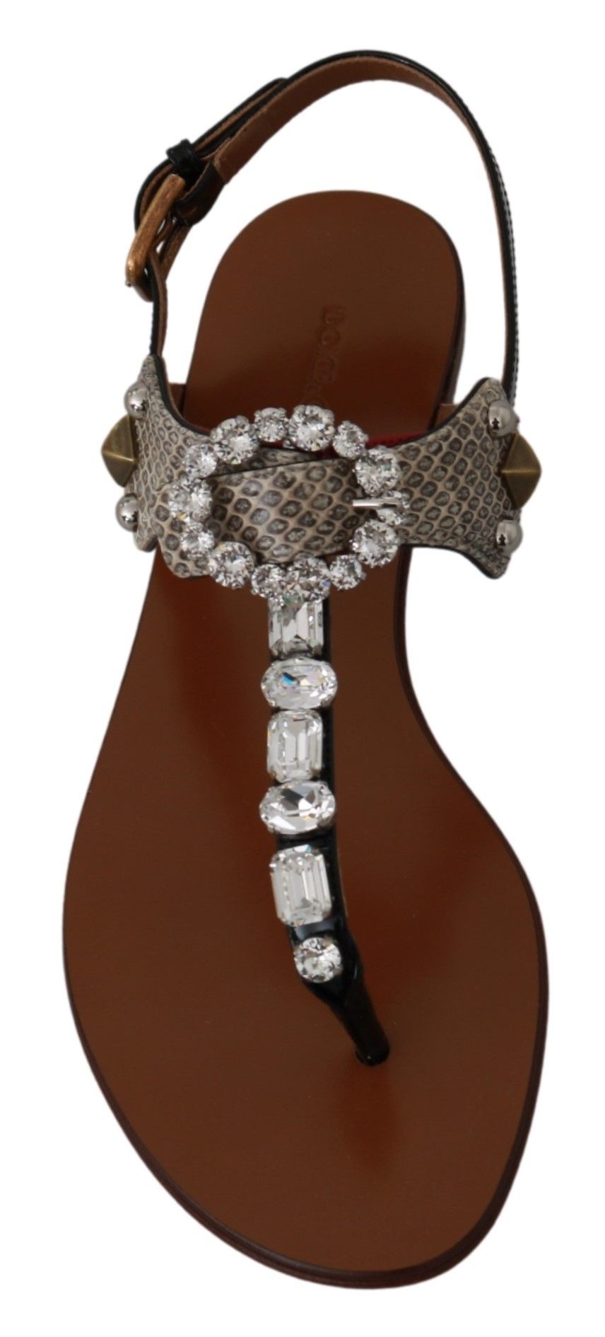 Dolce & Gabbana Brown Flip Flop Sandals for Women additional view