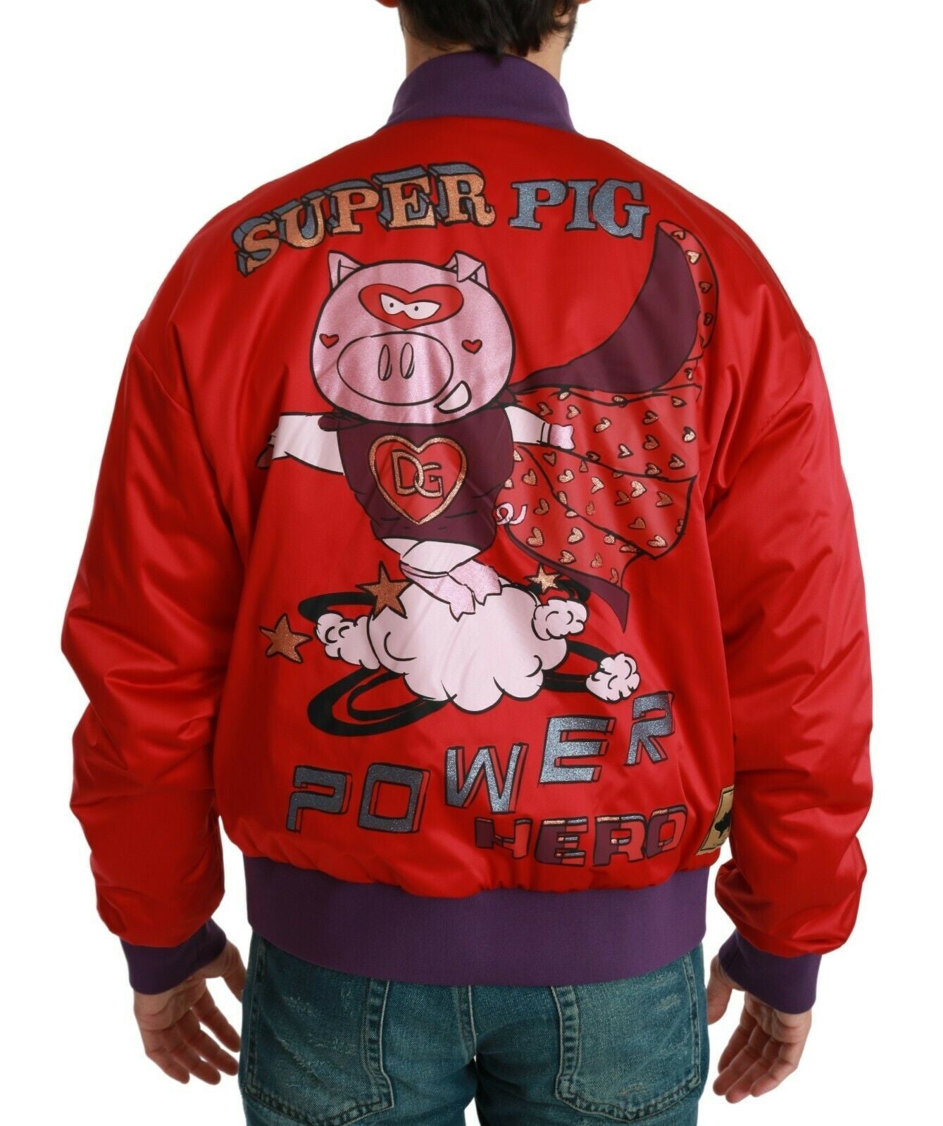 Dolce & Gabbana Red Bomber for Men alternate view