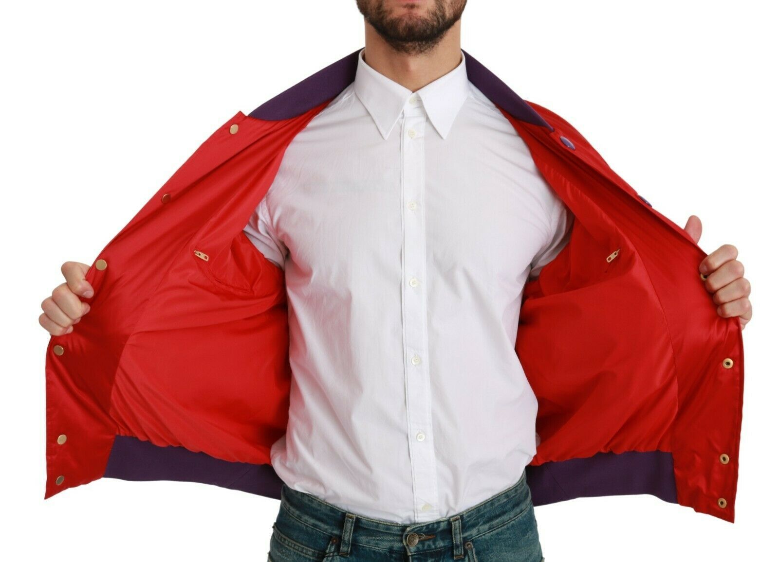 Dolce & Gabbana Red Bomber for Men additional view