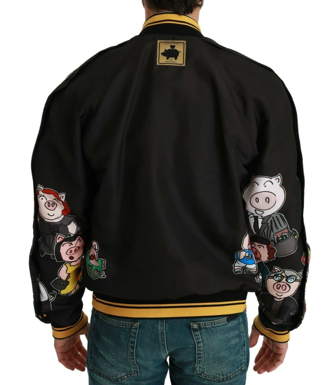 Dolce & Gabbana Black Bomber for Men alternate view