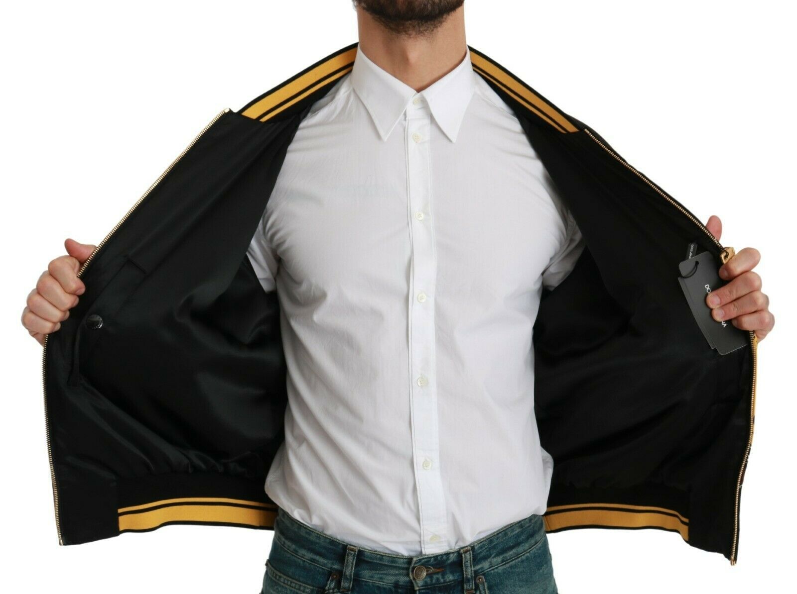 Dolce & Gabbana Black Bomber for Men additional view