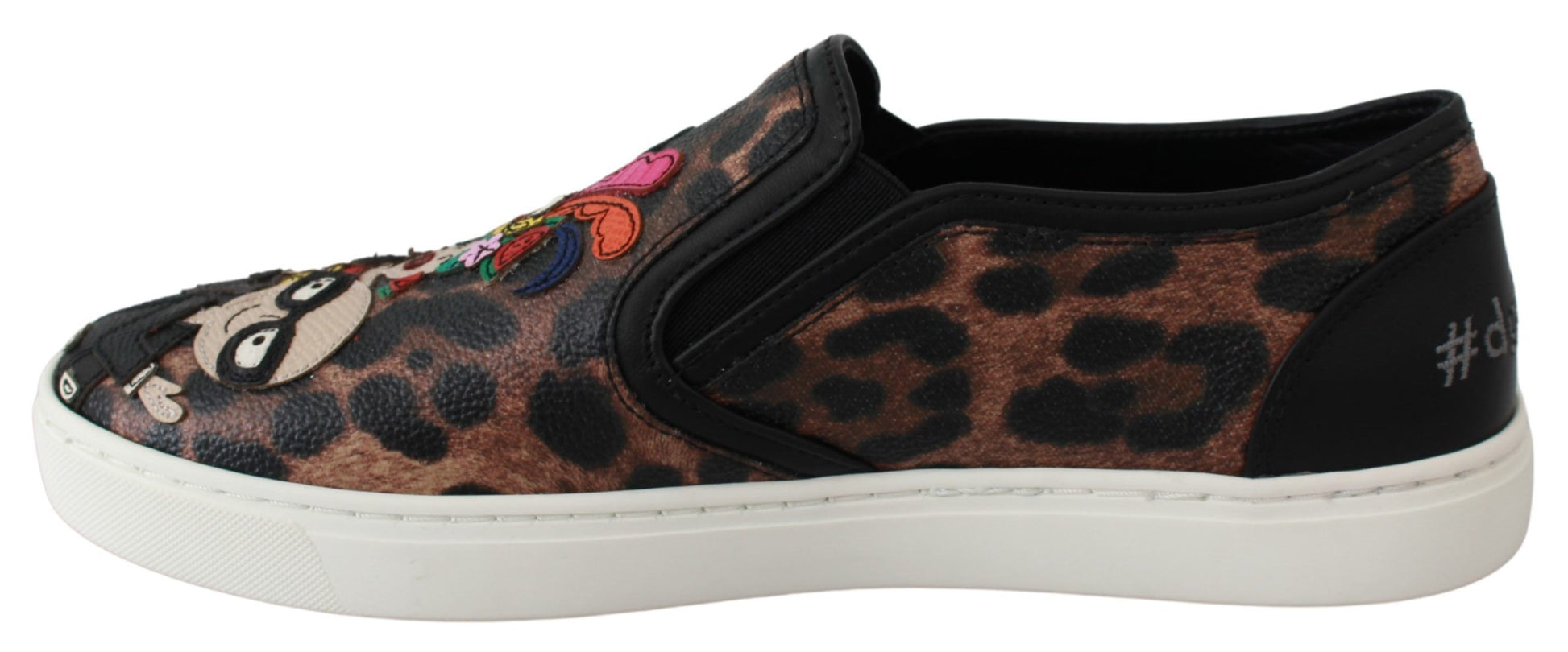 Dolce & Gabbana Brown Slip On Loafers for Women additional view