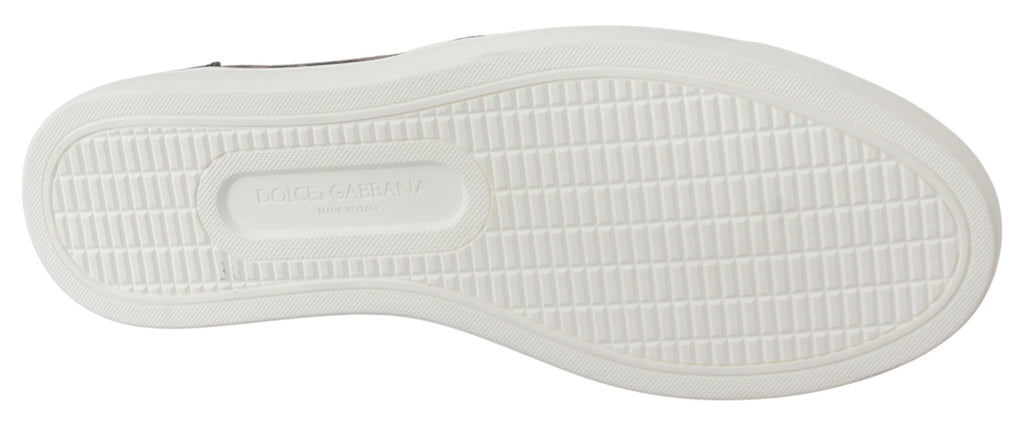 Dolce & Gabbana Brown Slip On Loafers for Women additional view