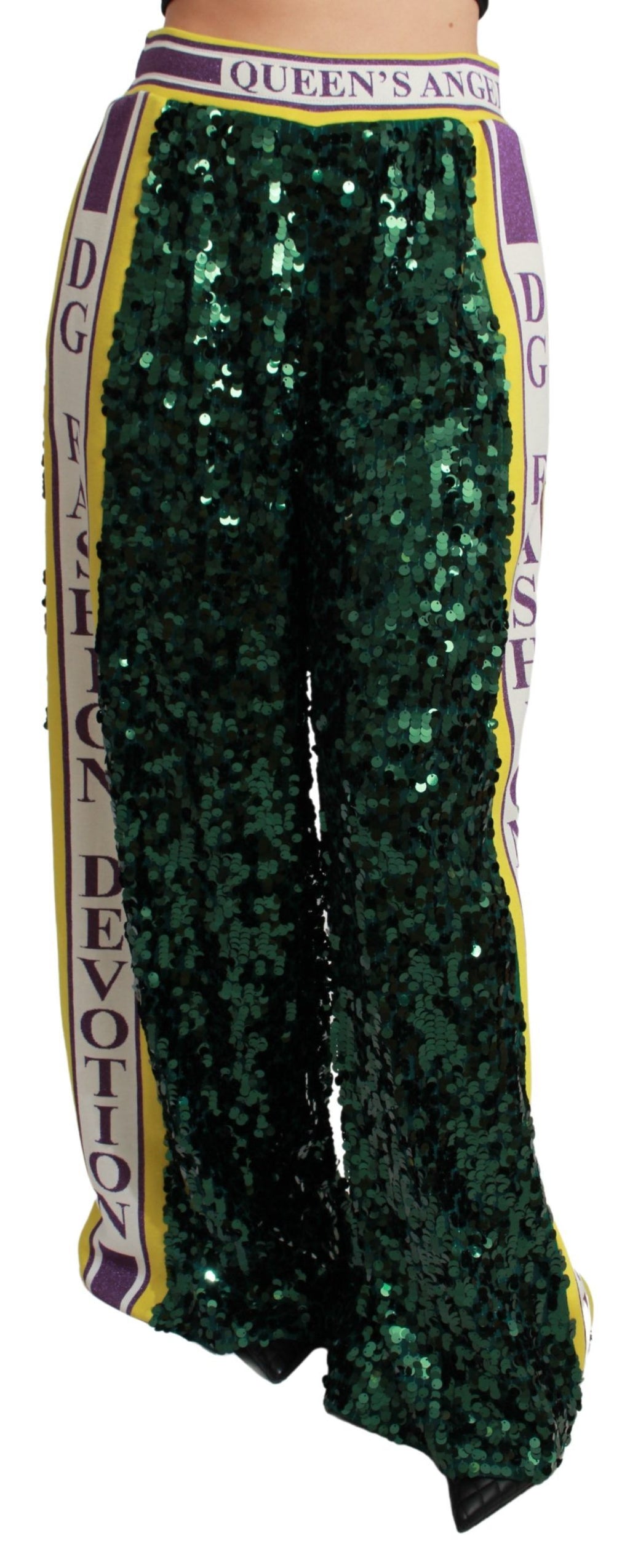 Dolce & Gabbana Green Casual Pants for Women