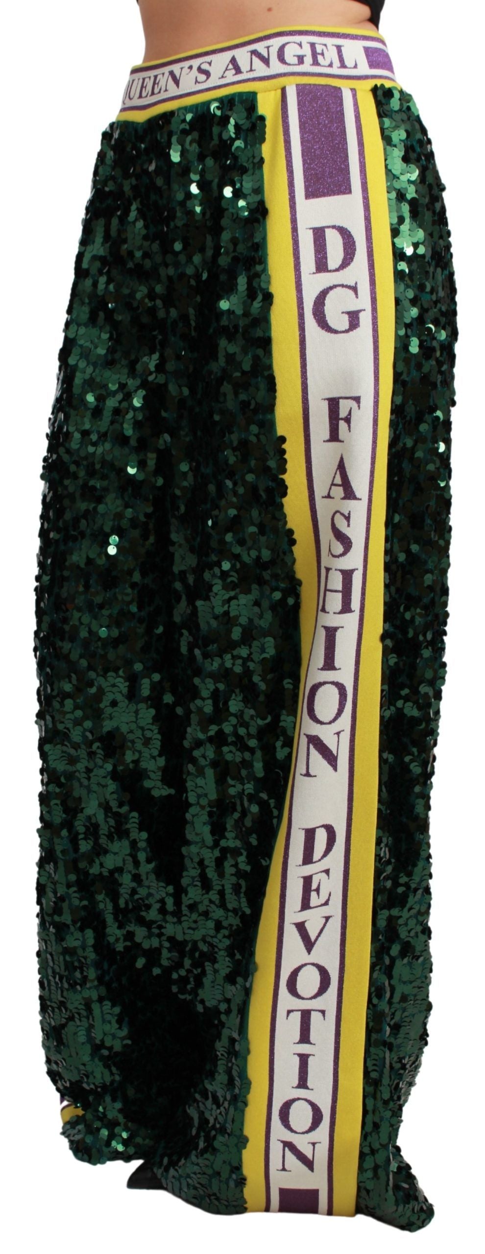 Dolce & Gabbana Green Casual Pants for Women detail view