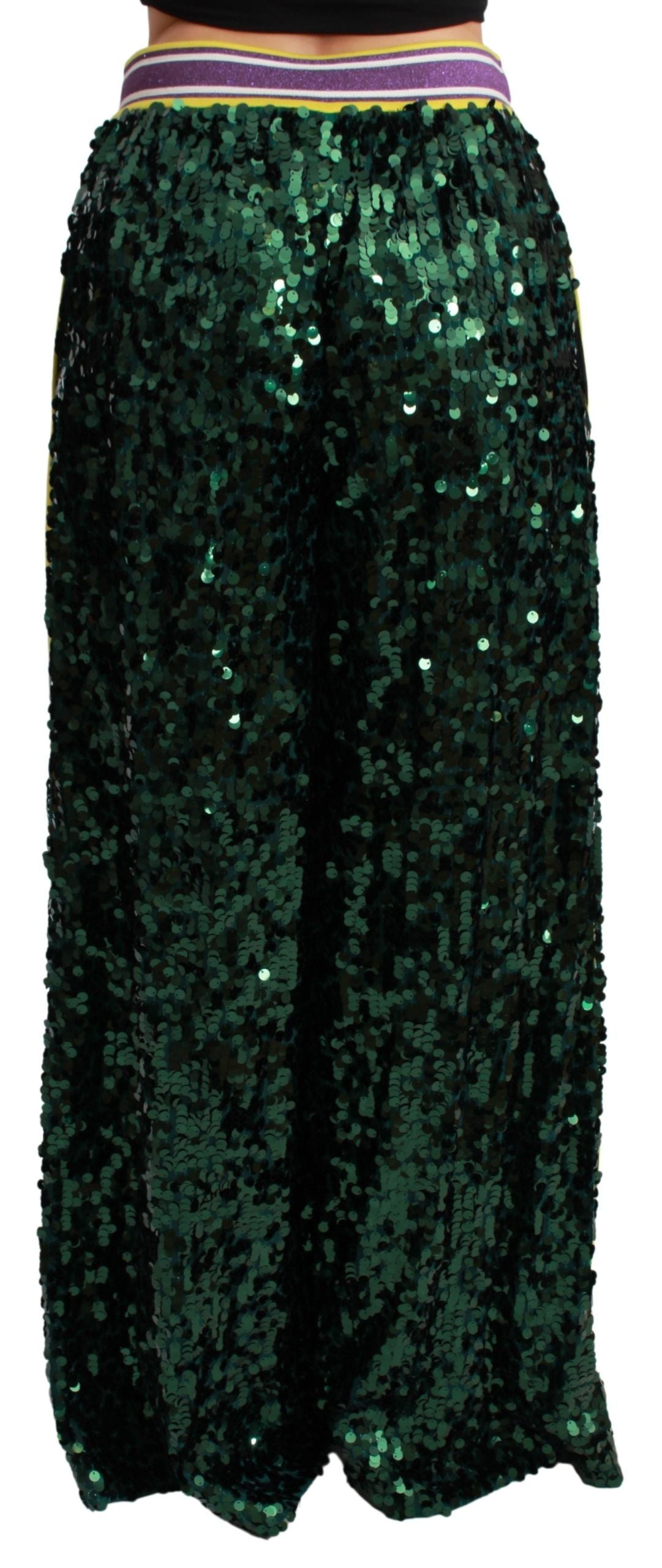 Dolce & Gabbana Green Casual Pants for Women side view