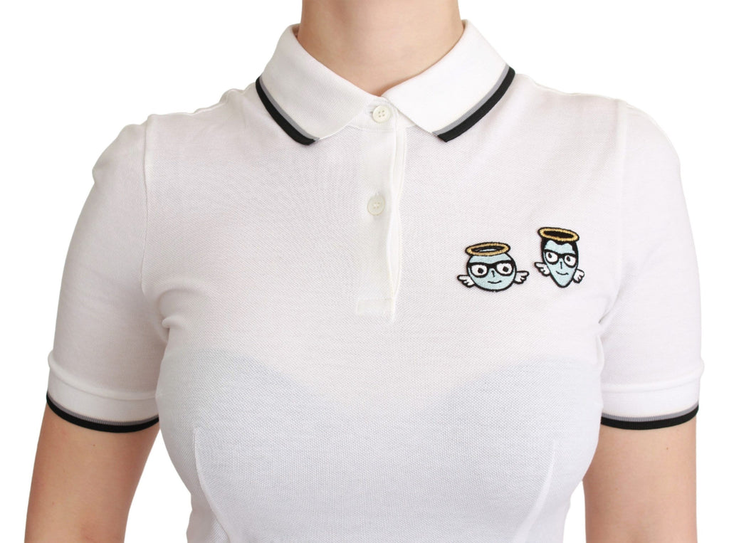 Dolce & Gabbana White Polo Shirt for Women additional view