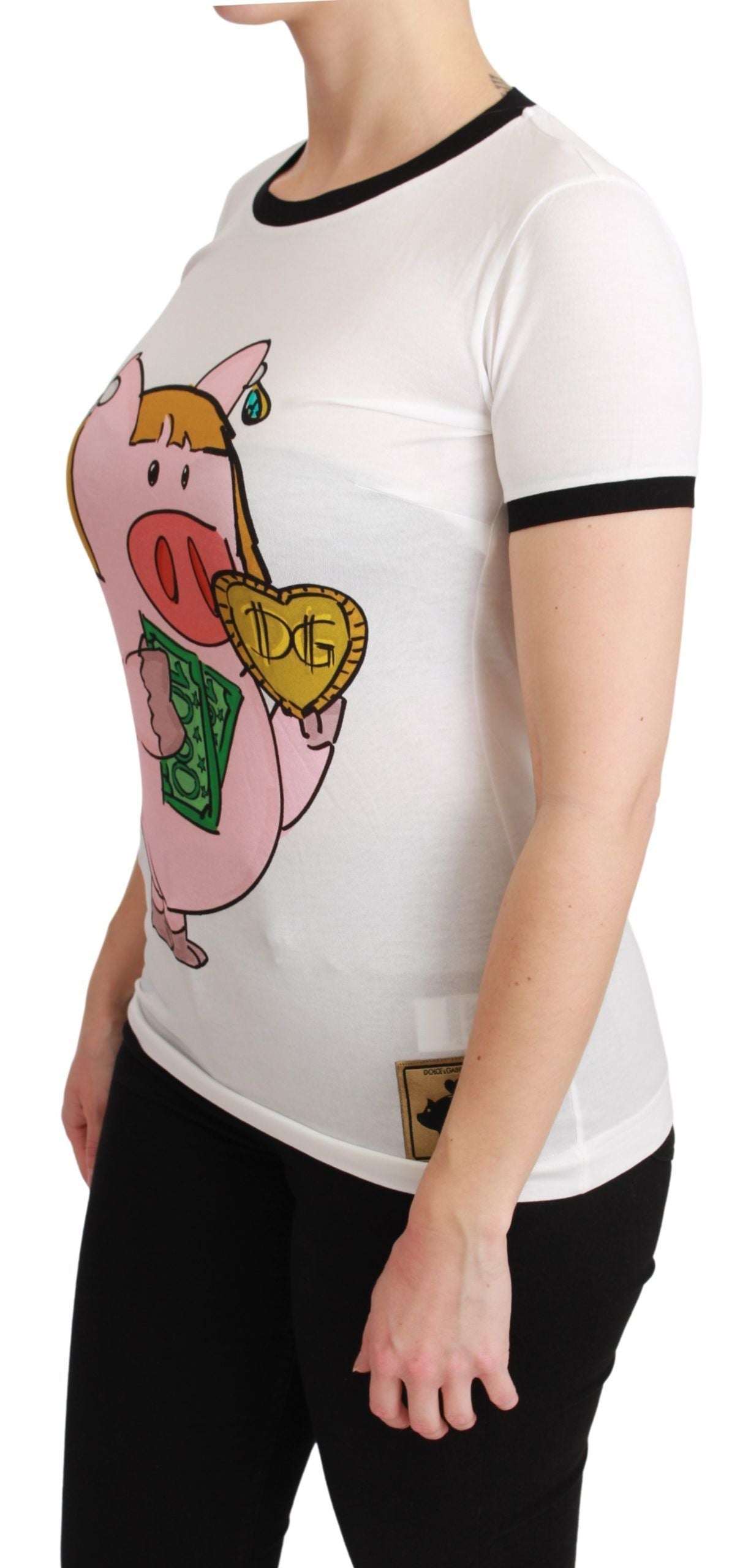Dolce & Gabbana White T-Shirt for Women detail view