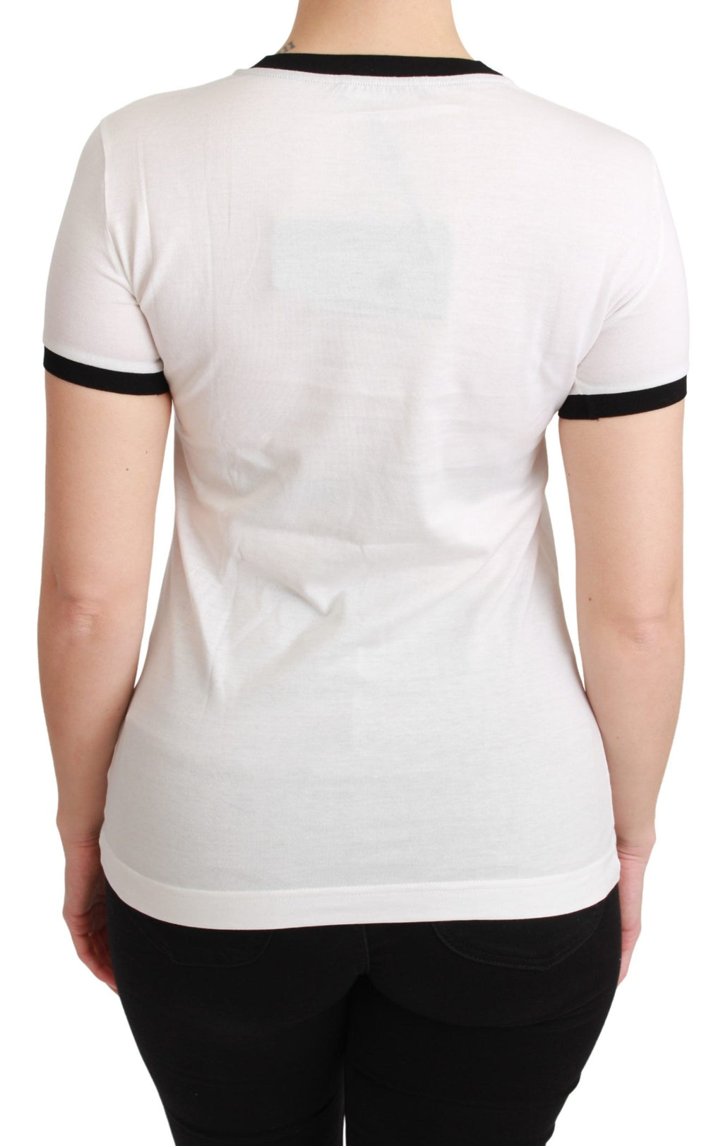 Dolce & Gabbana White T-Shirt for Women side view