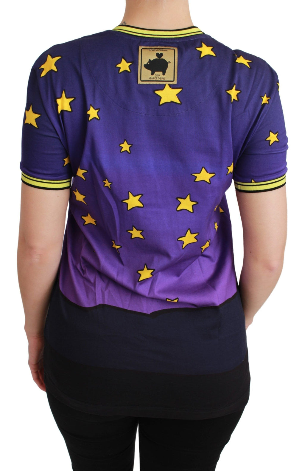 Dolce & Gabbana Purple T-Shirt for Women side view