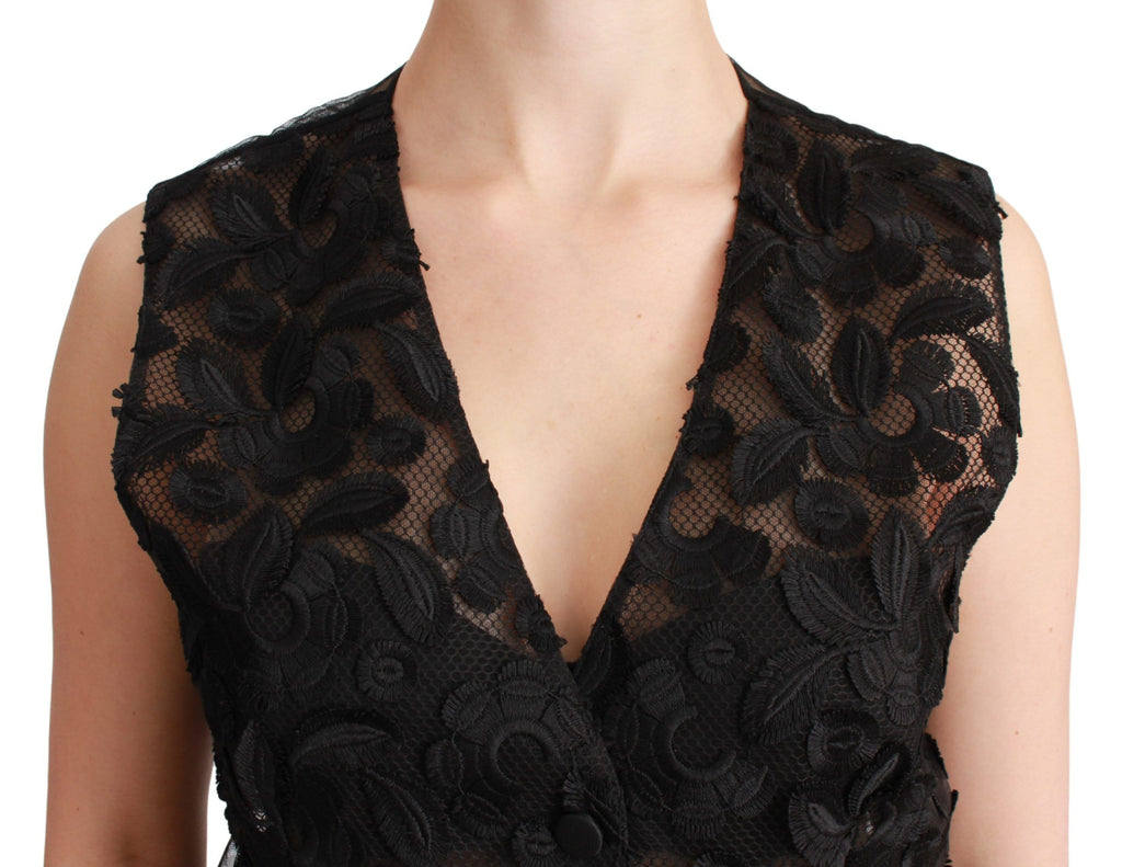 Dolce & Gabbana Black Waistcoats for Women additional view