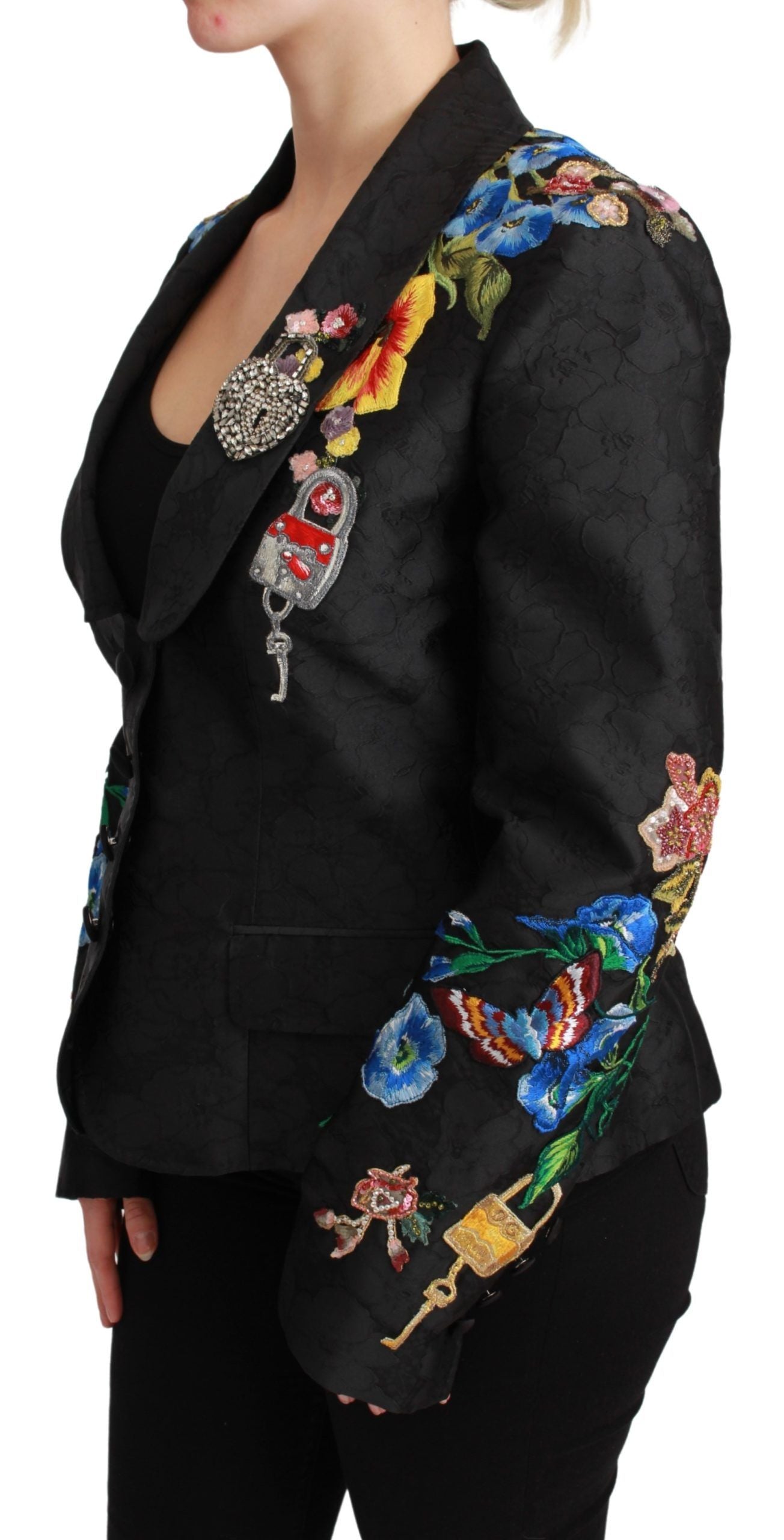 Dolce & Gabbana Black Coat for Women detail view