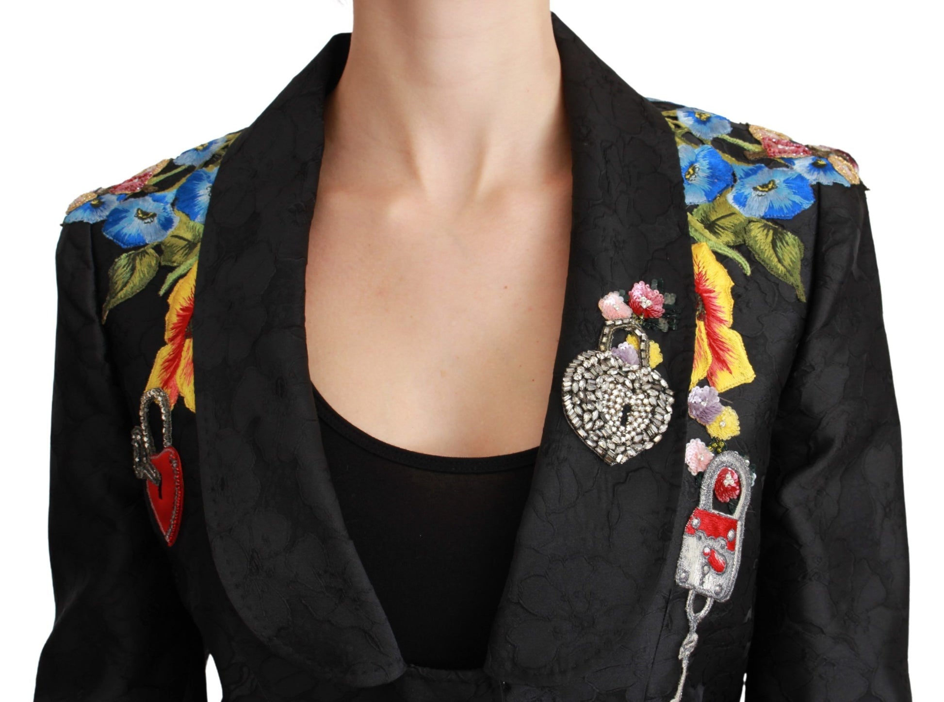 Dolce & Gabbana Black Coat for Women additional view