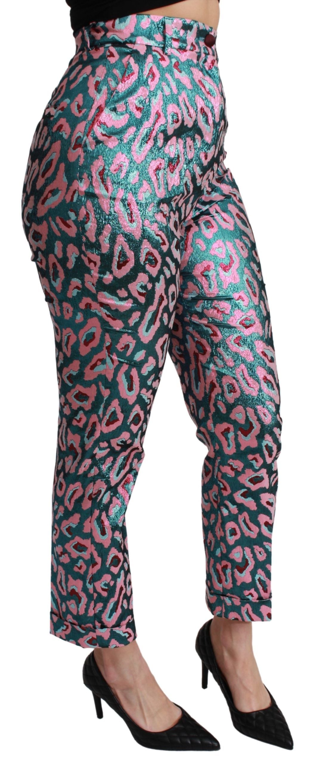 Dolce & Gabbana Multicolor Cropped Pants for Women alternate view
