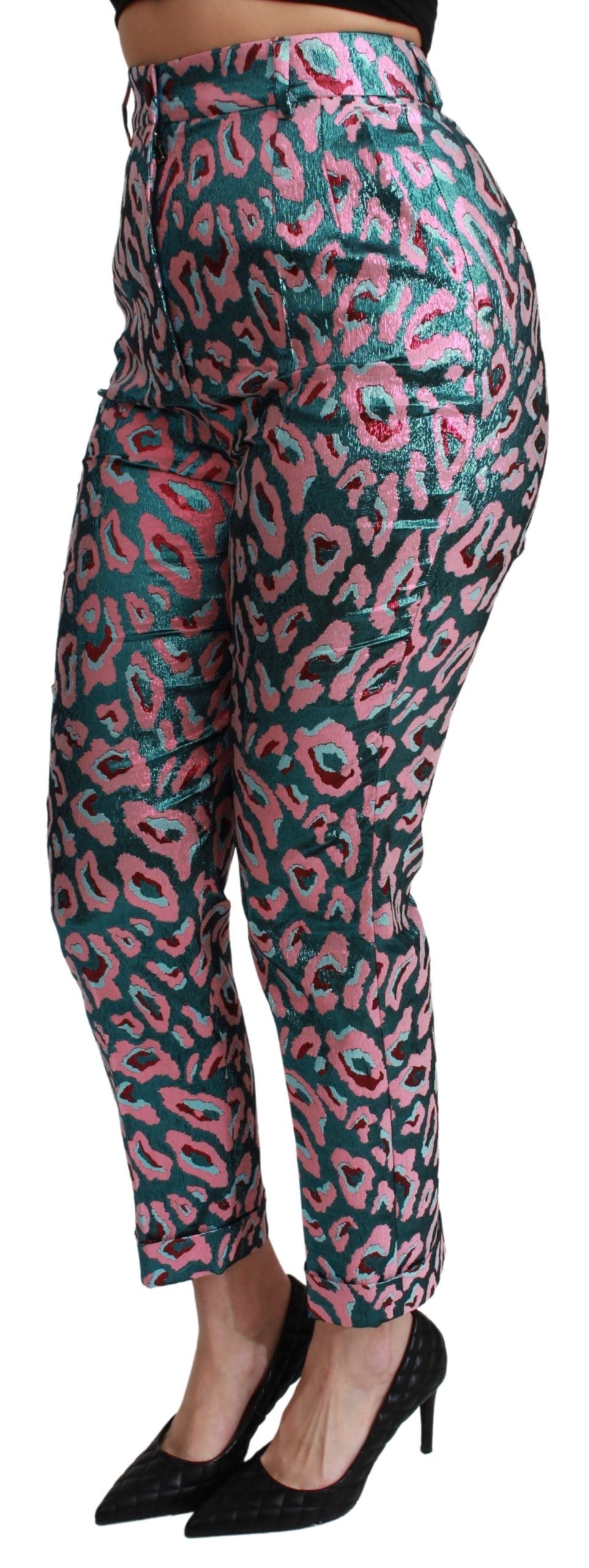 Dolce & Gabbana Multicolor Cropped Pants for Women detail view