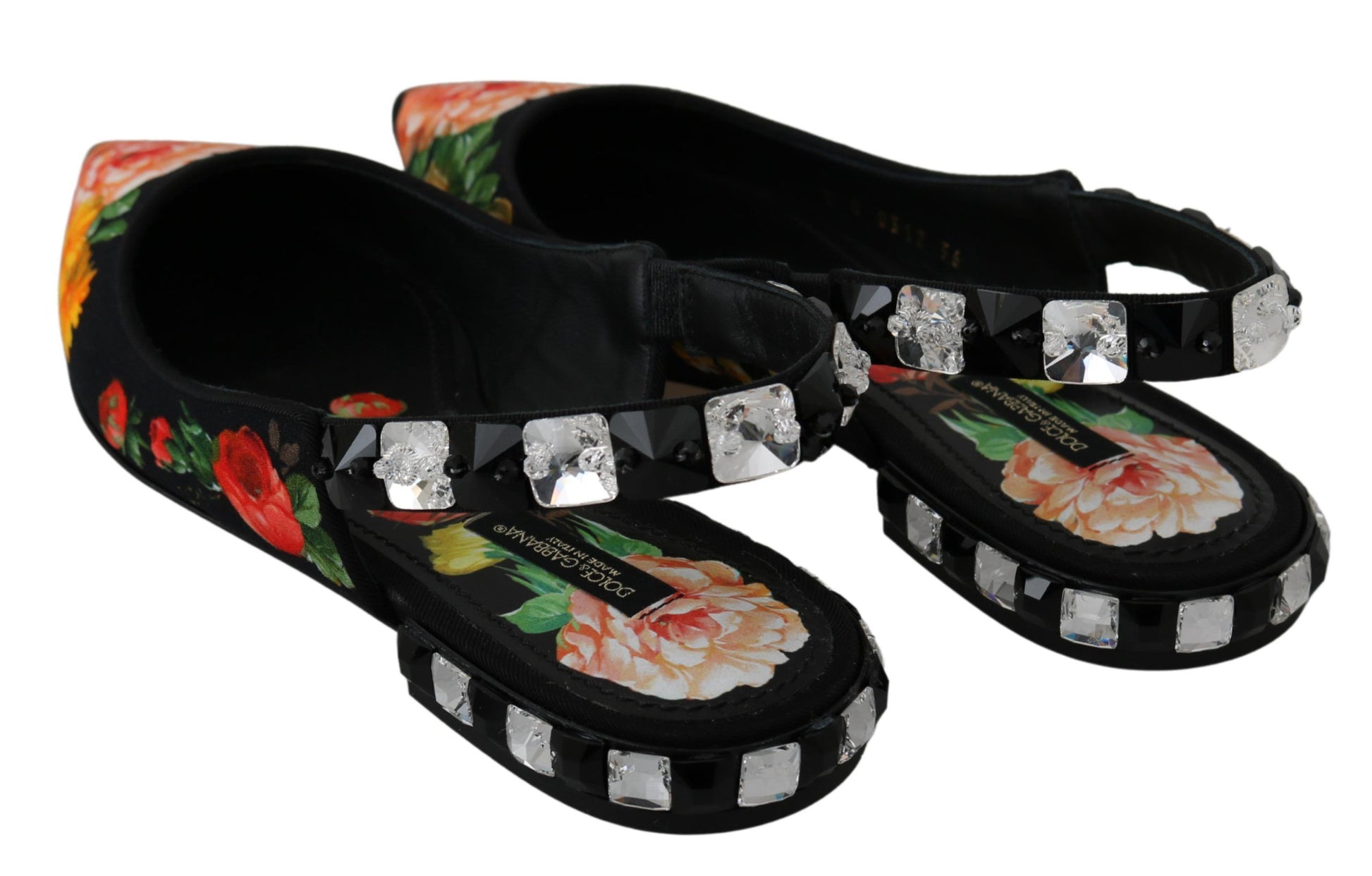Dolce & Gabbana Black Slip On Loafers for Women additional view