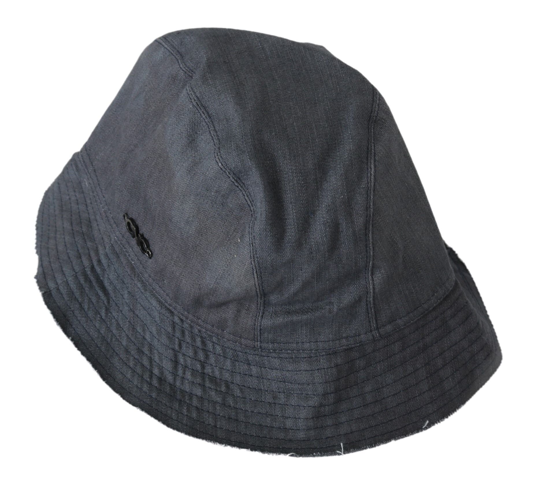 Costume National Black Bucket Hats for Women side view