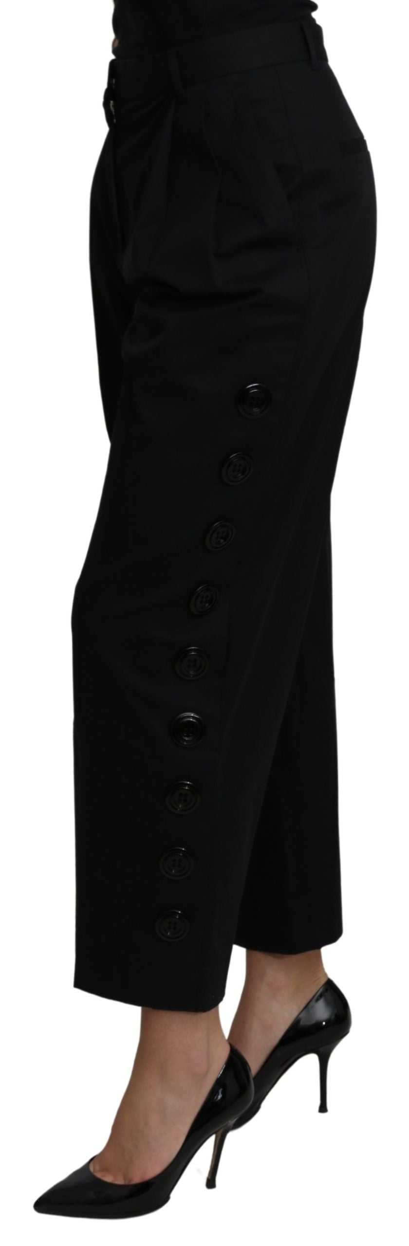 Dolce & Gabbana Black Cropped Pants for Women alternate view
