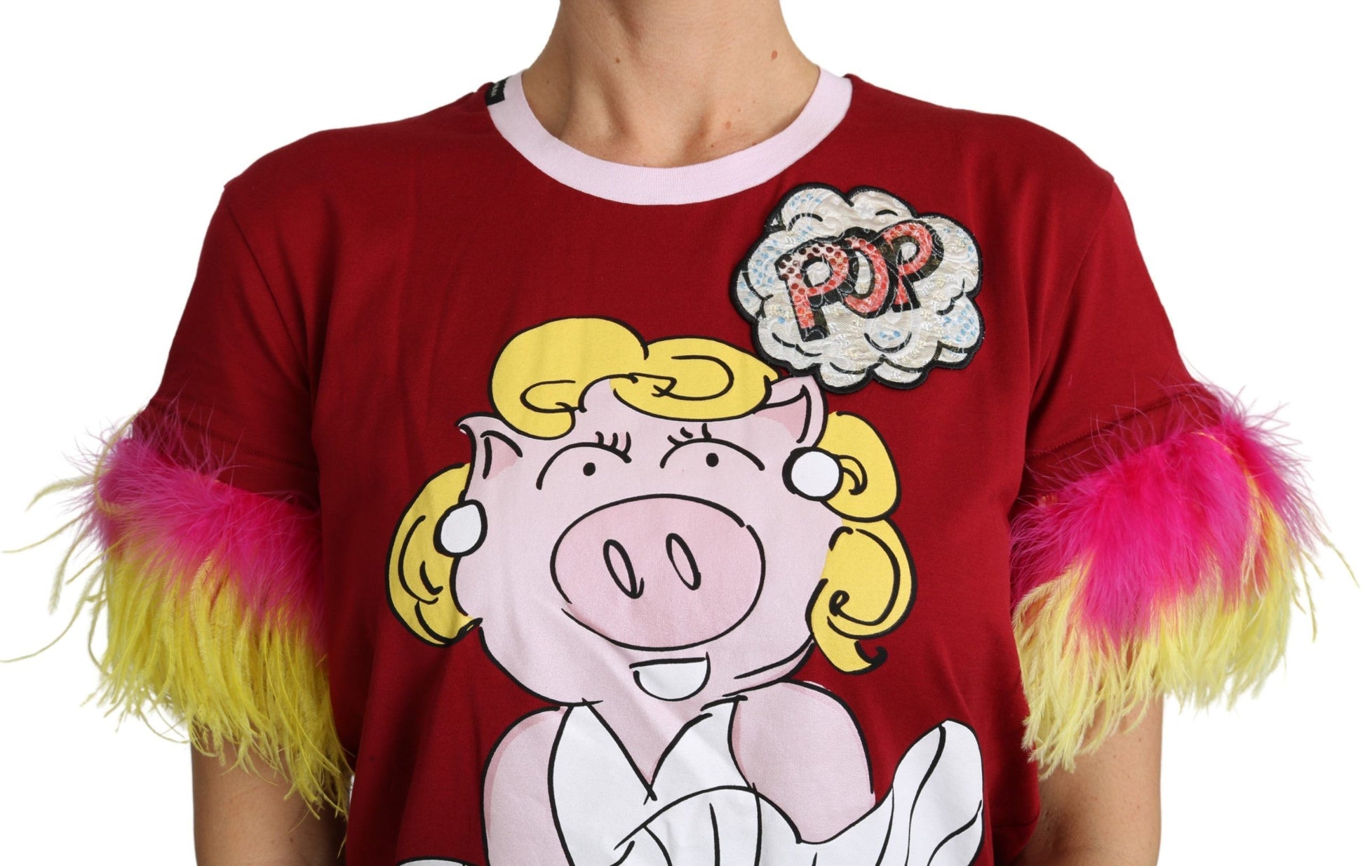 Dolce & Gabbana Red T-Shirt for Women detail view