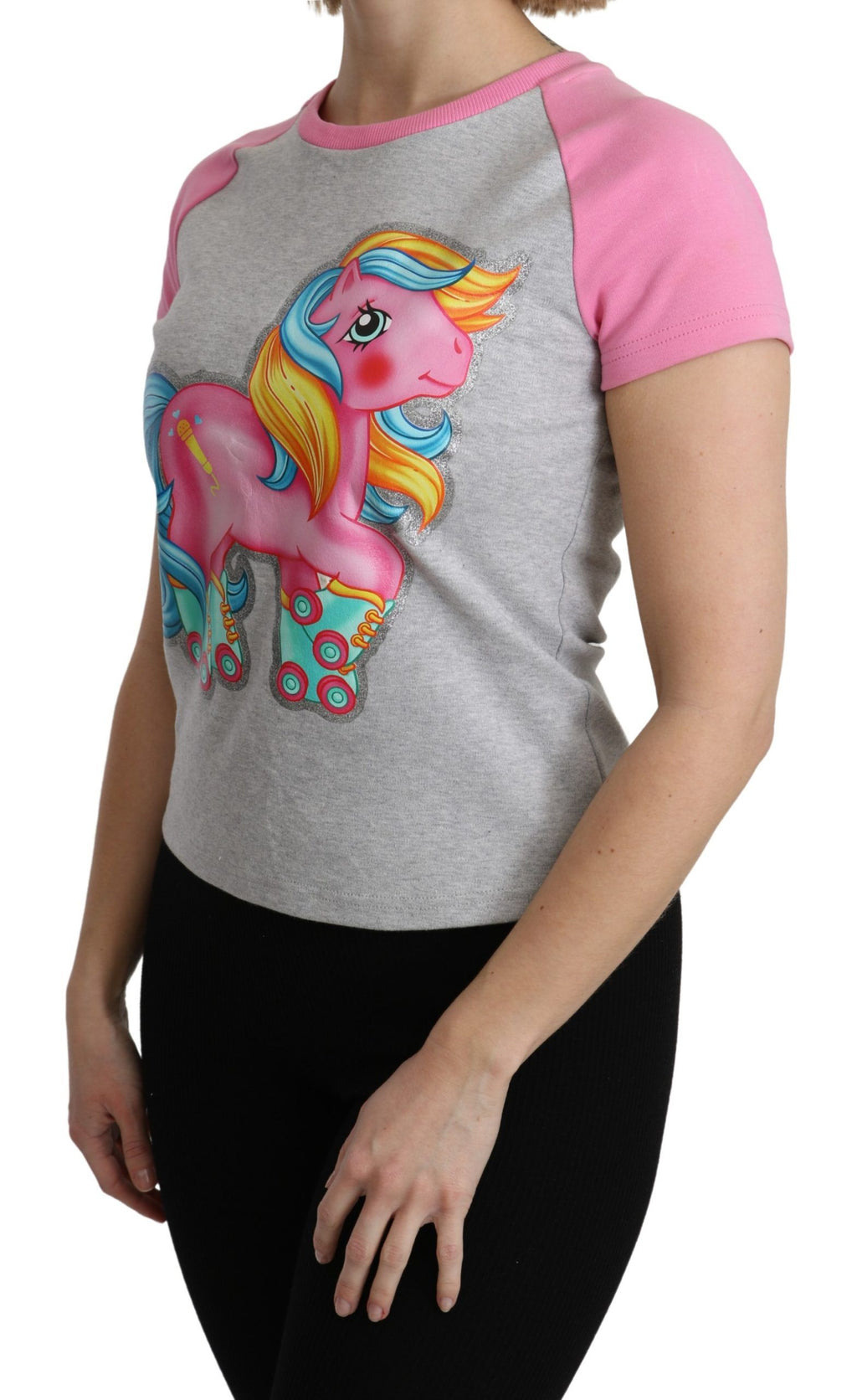 Moschino Grey T-Shirt for Women detail view