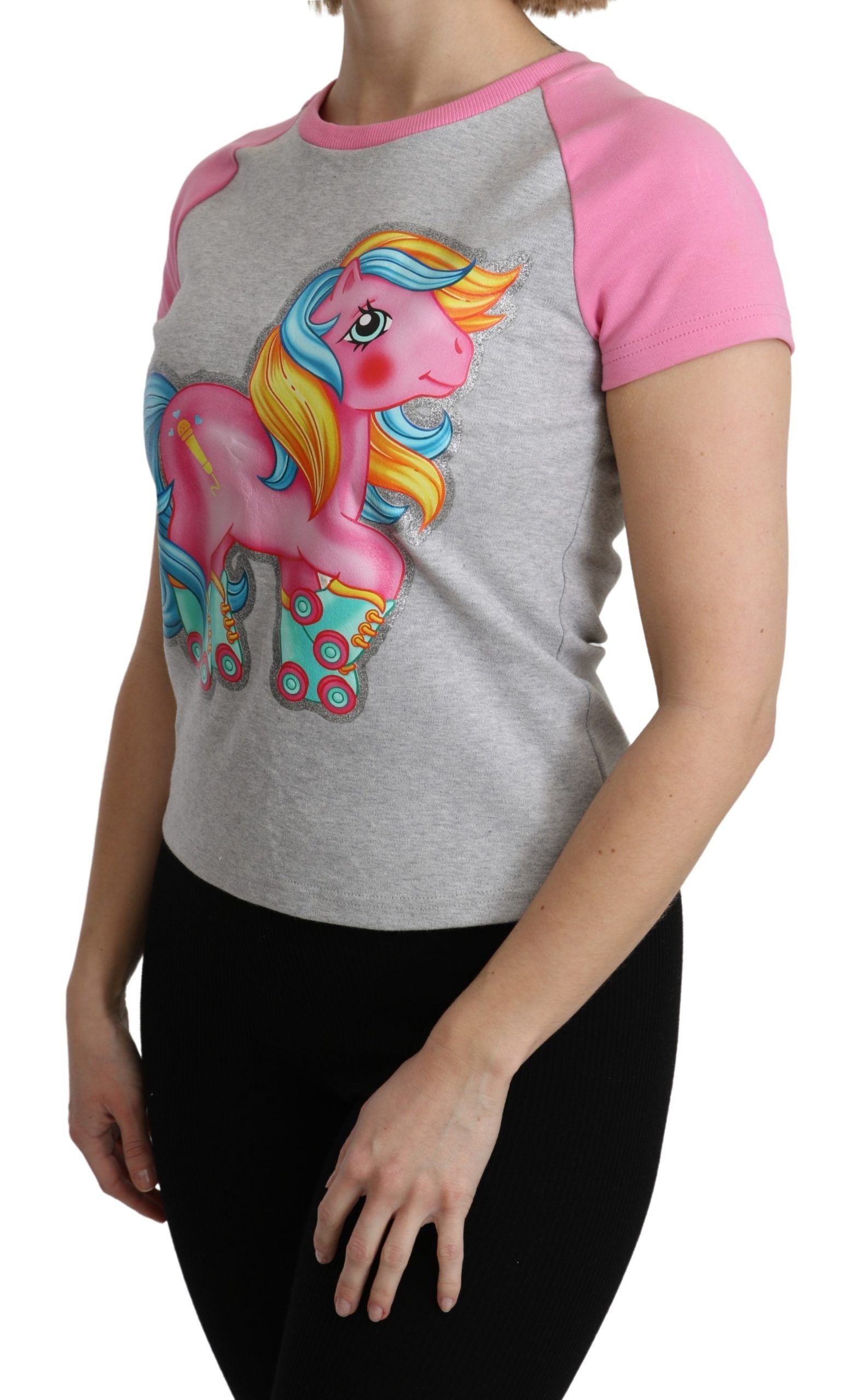 Moschino Grey T-Shirt for Women detail view