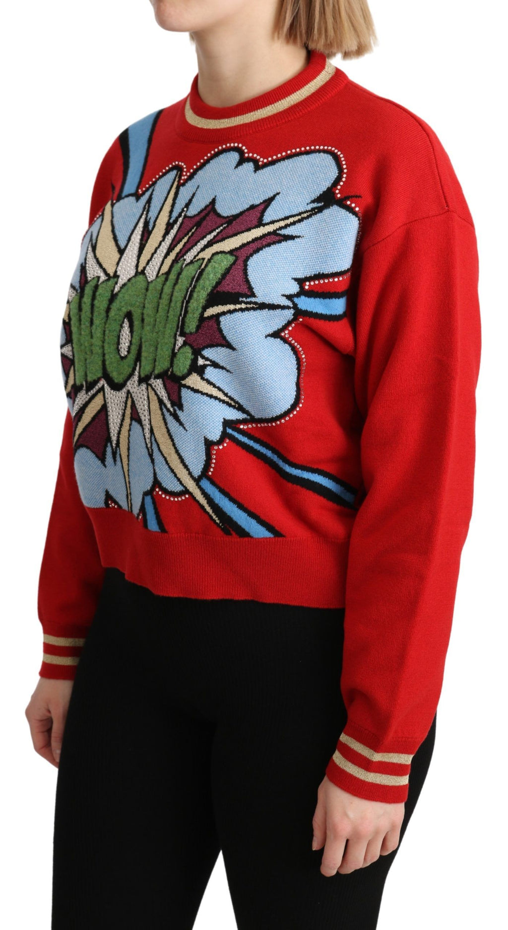 Dolce & Gabbana Red Sweatshirt for Women detail view