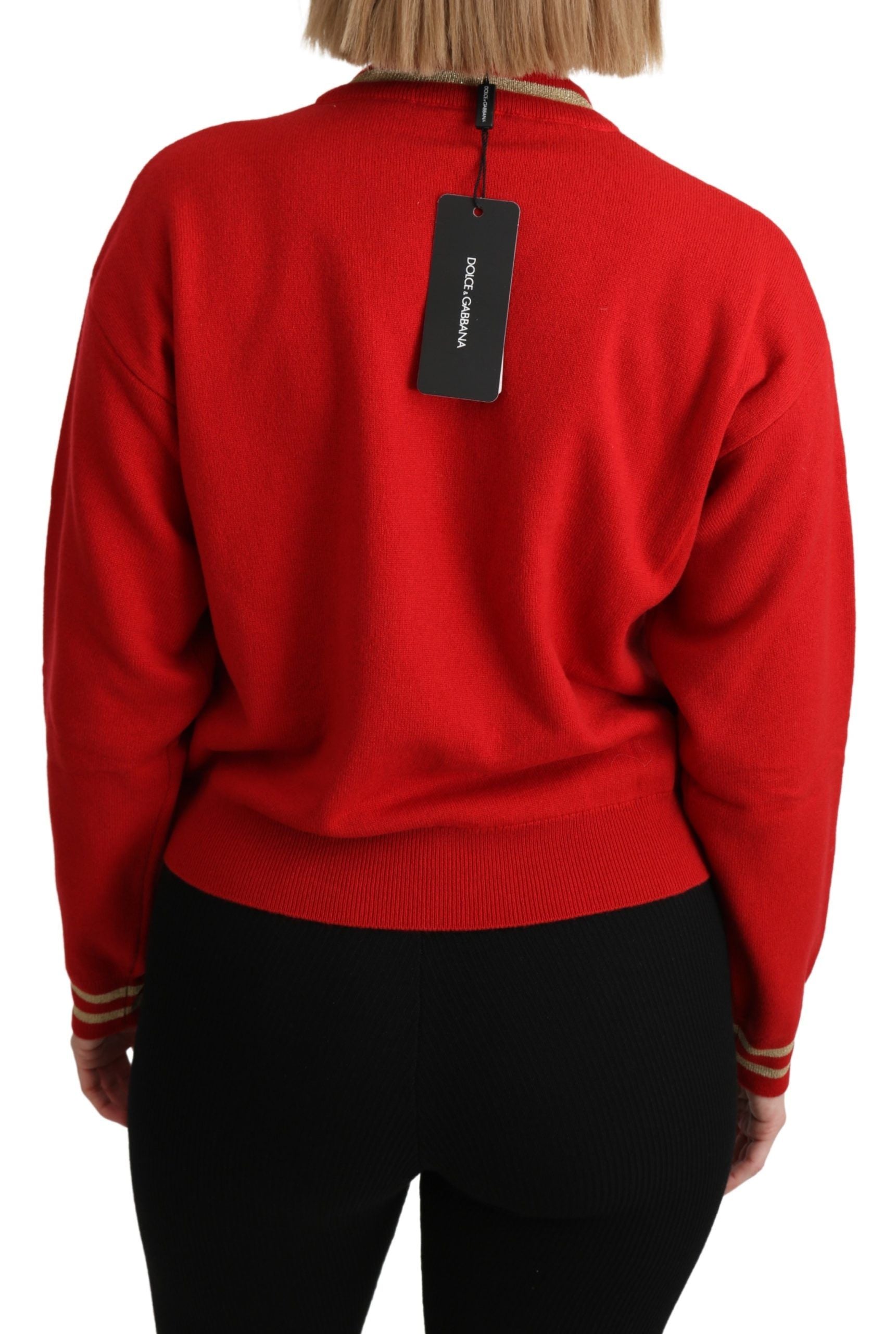 Dolce & Gabbana Red Sweatshirt for Women side view