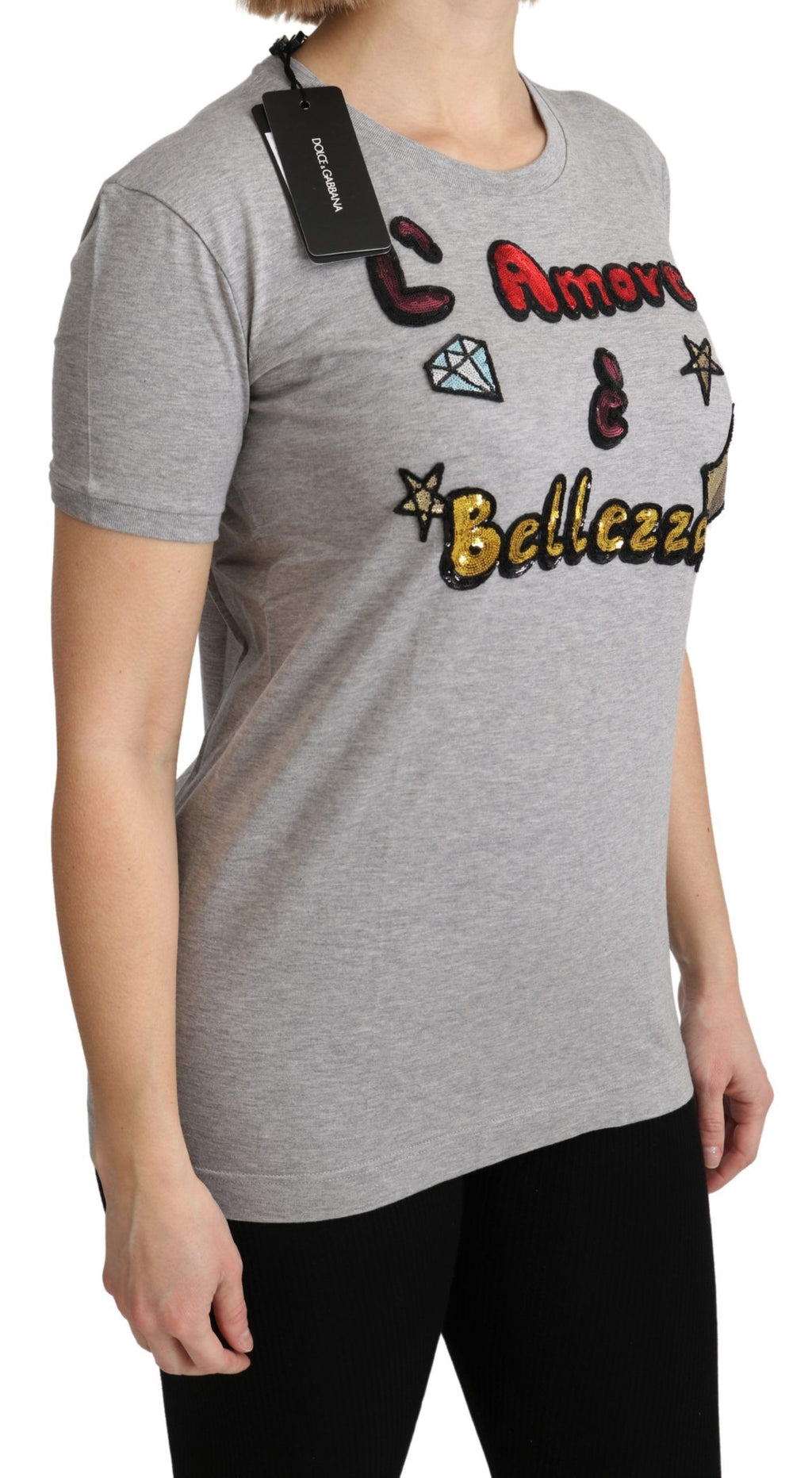 Dolce & Gabbana Grey T-Shirt for Women alternate view