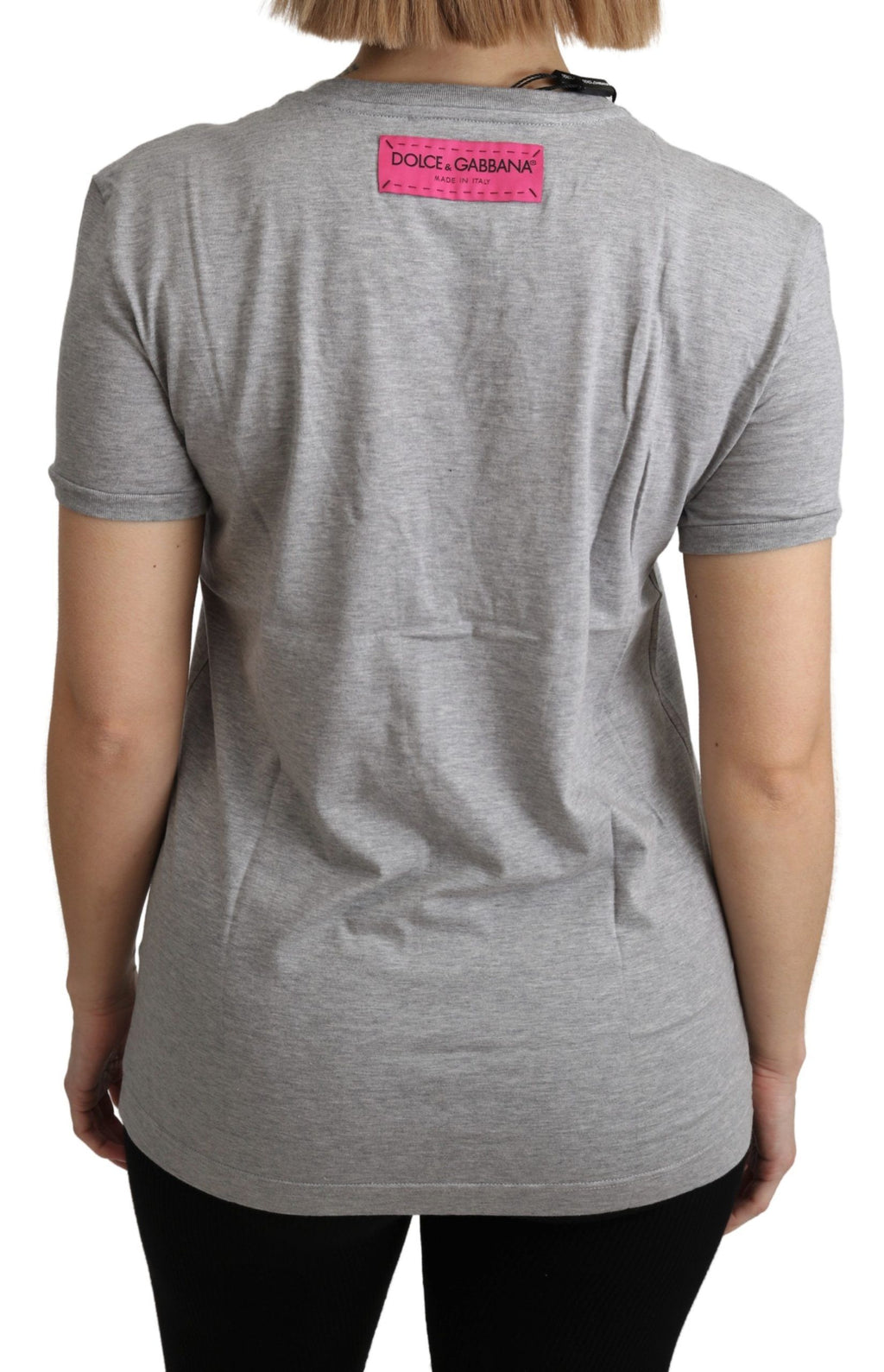 Dolce & Gabbana Grey T-Shirt for Women side view