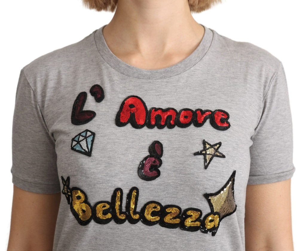 Dolce & Gabbana Grey T-Shirt for Women additional view