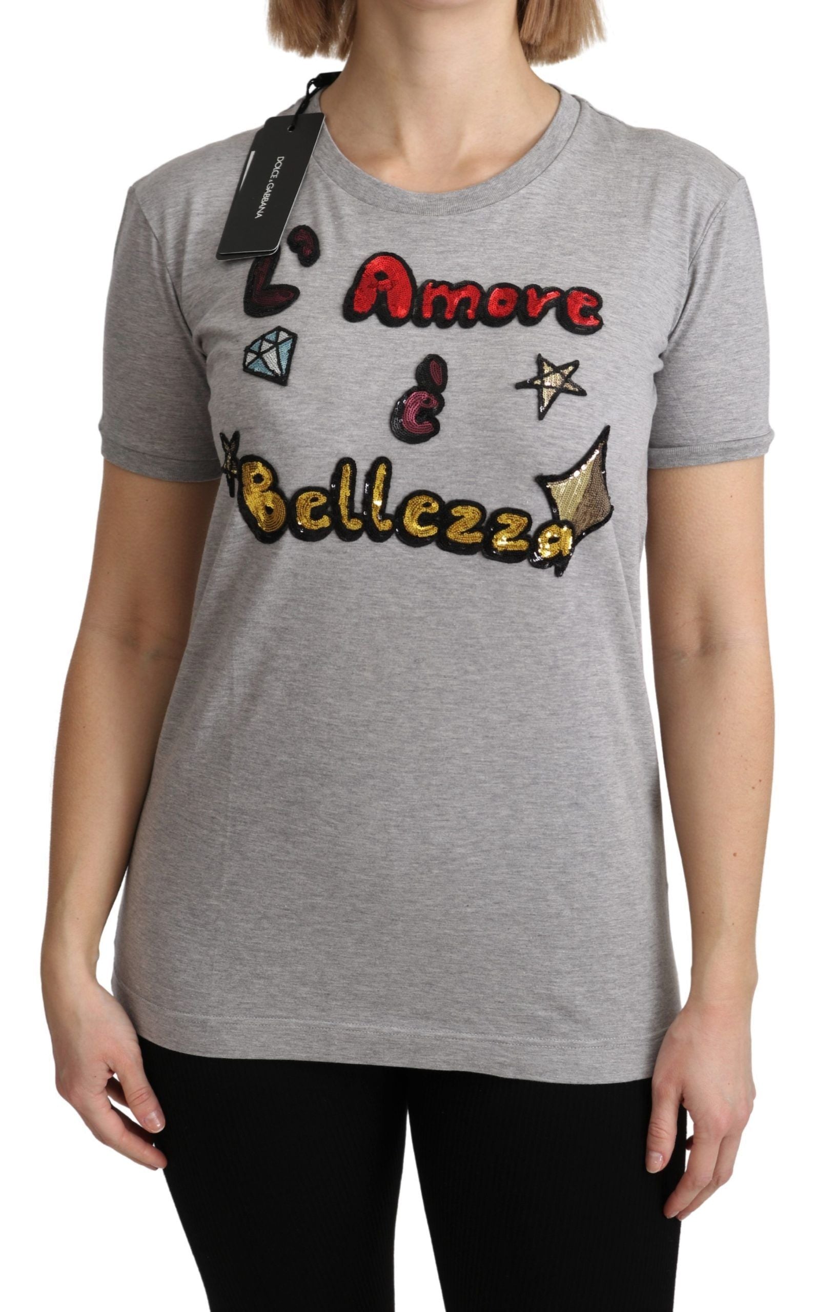 Dolce & Gabbana Grey T-Shirt for Women
