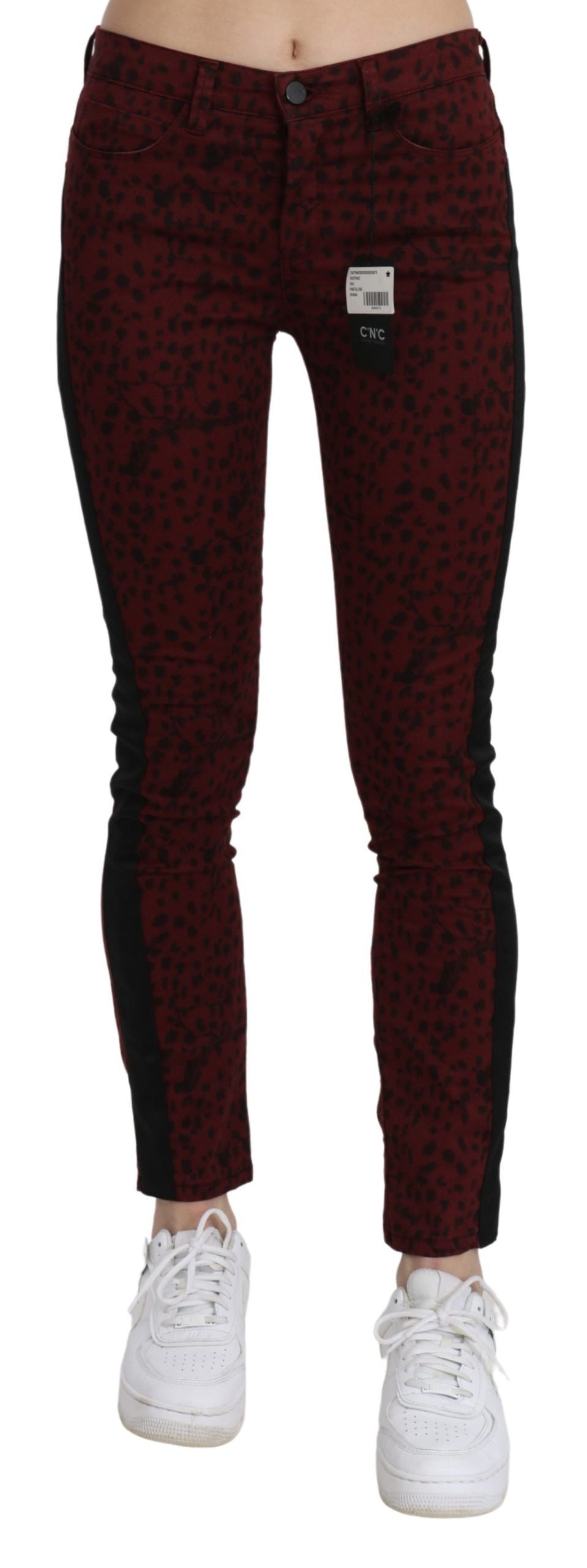 Costume National Red Slim Fit Jeans for Women