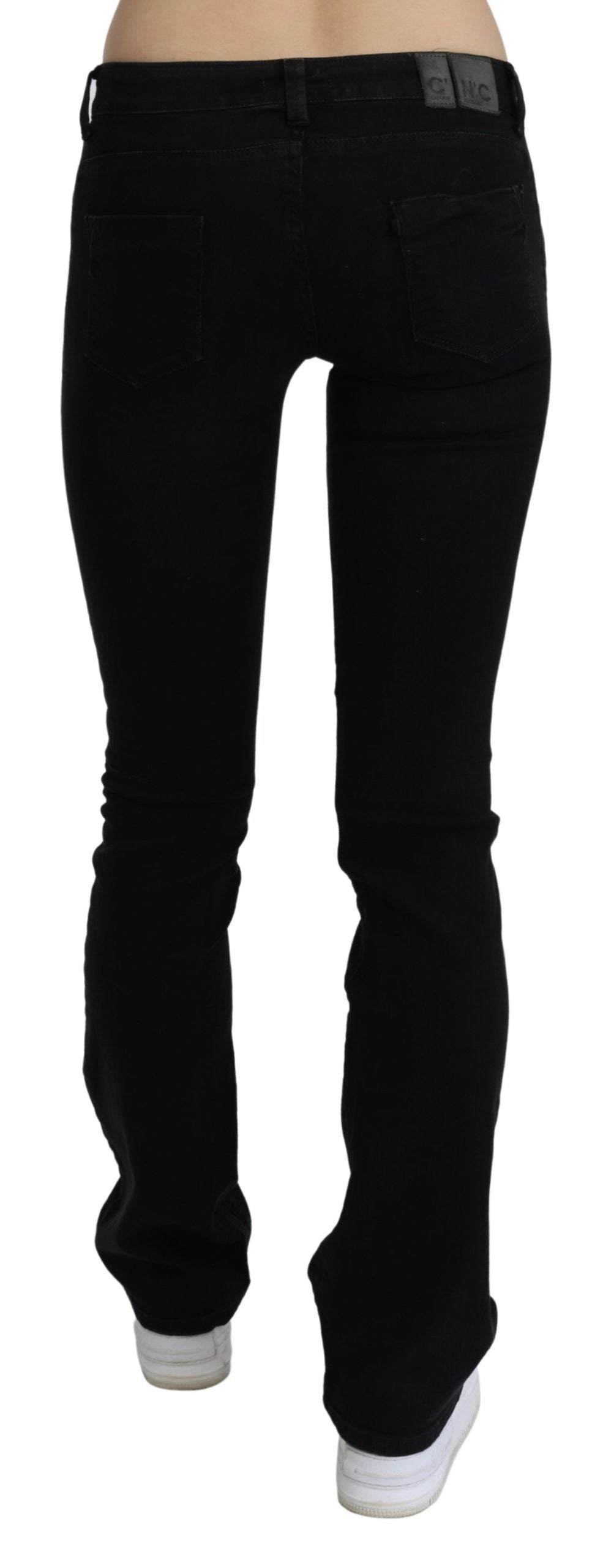 Costume National Black Skinny Jeans for Women side view