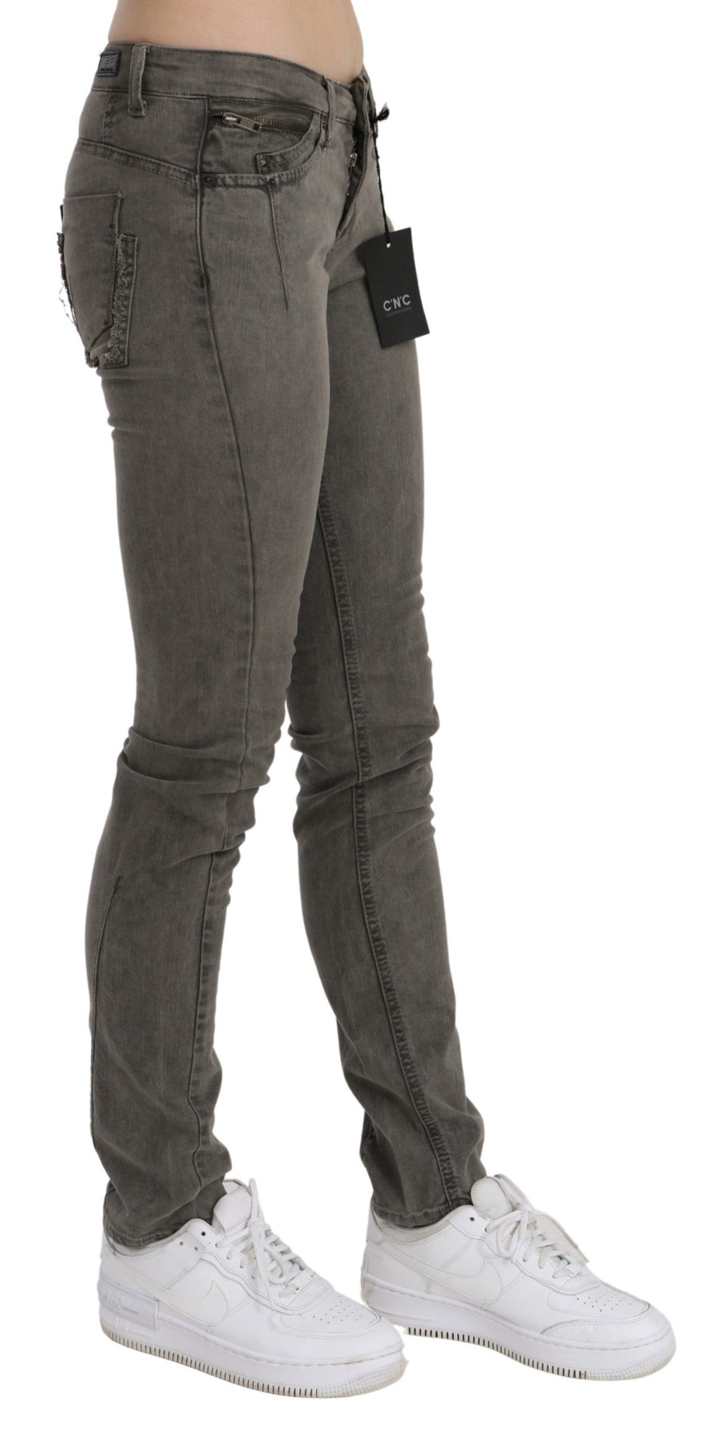 Costume National Grey Skinny Jeans for Women alternate view