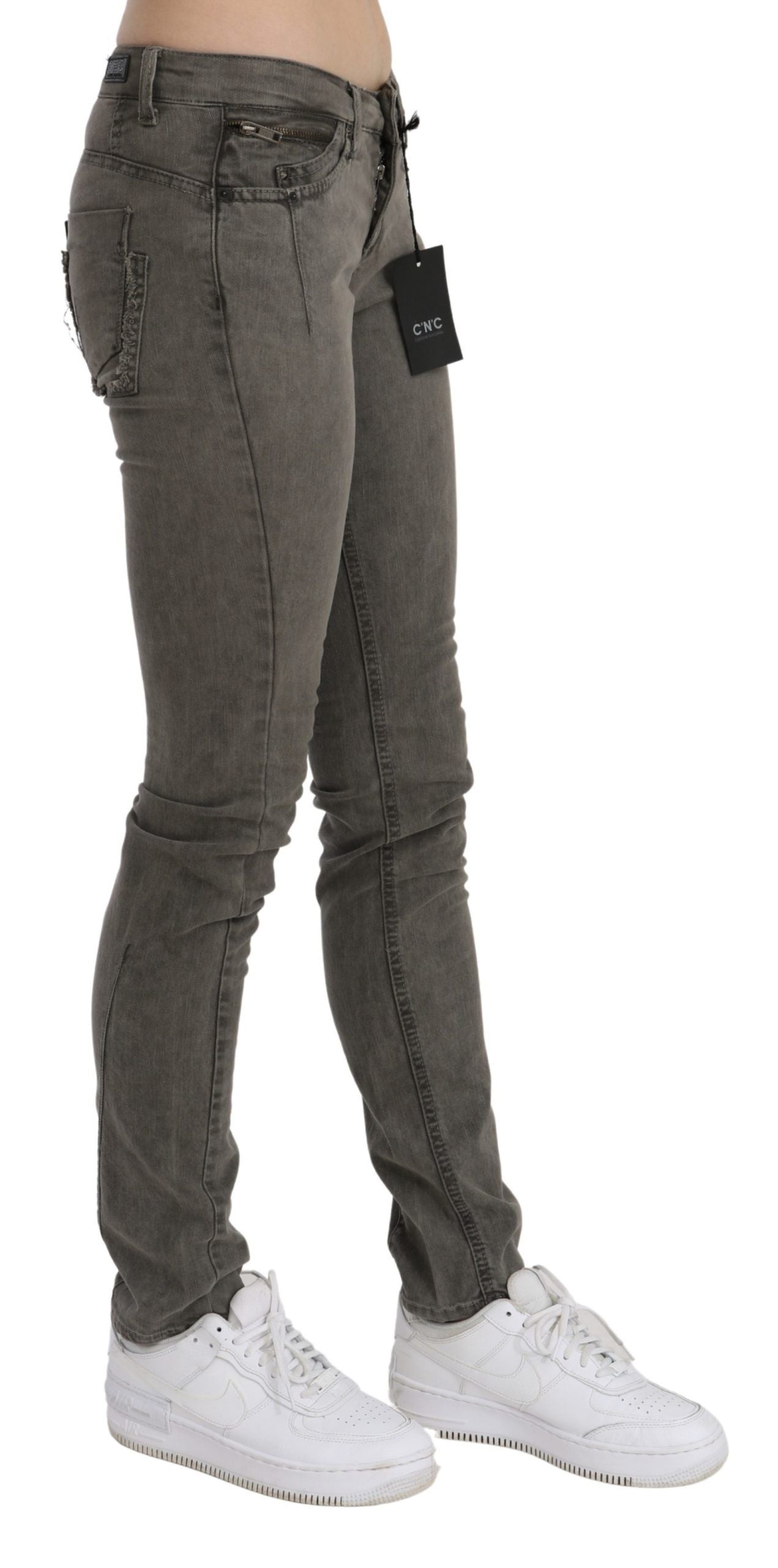 Costume National Grey Skinny Jeans for Women alternate view