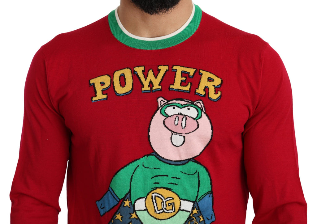 Dolce & Gabbana Red Sweatshirt for Men side view