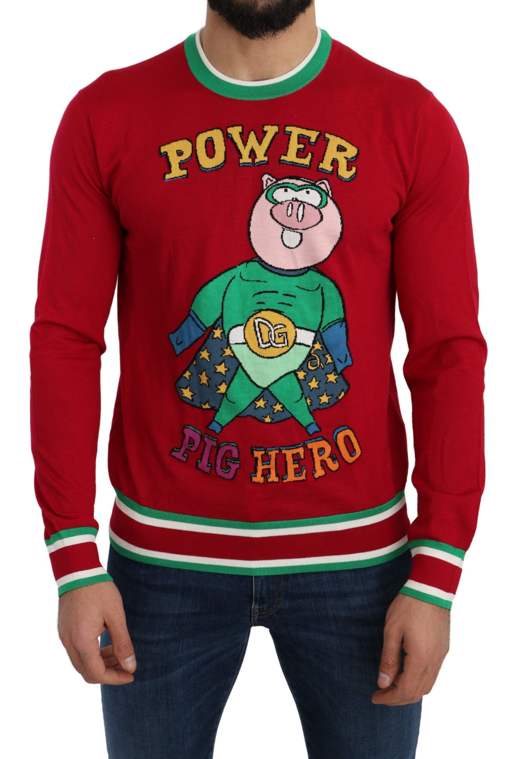 Dolce & Gabbana Red Sweatshirt for Men