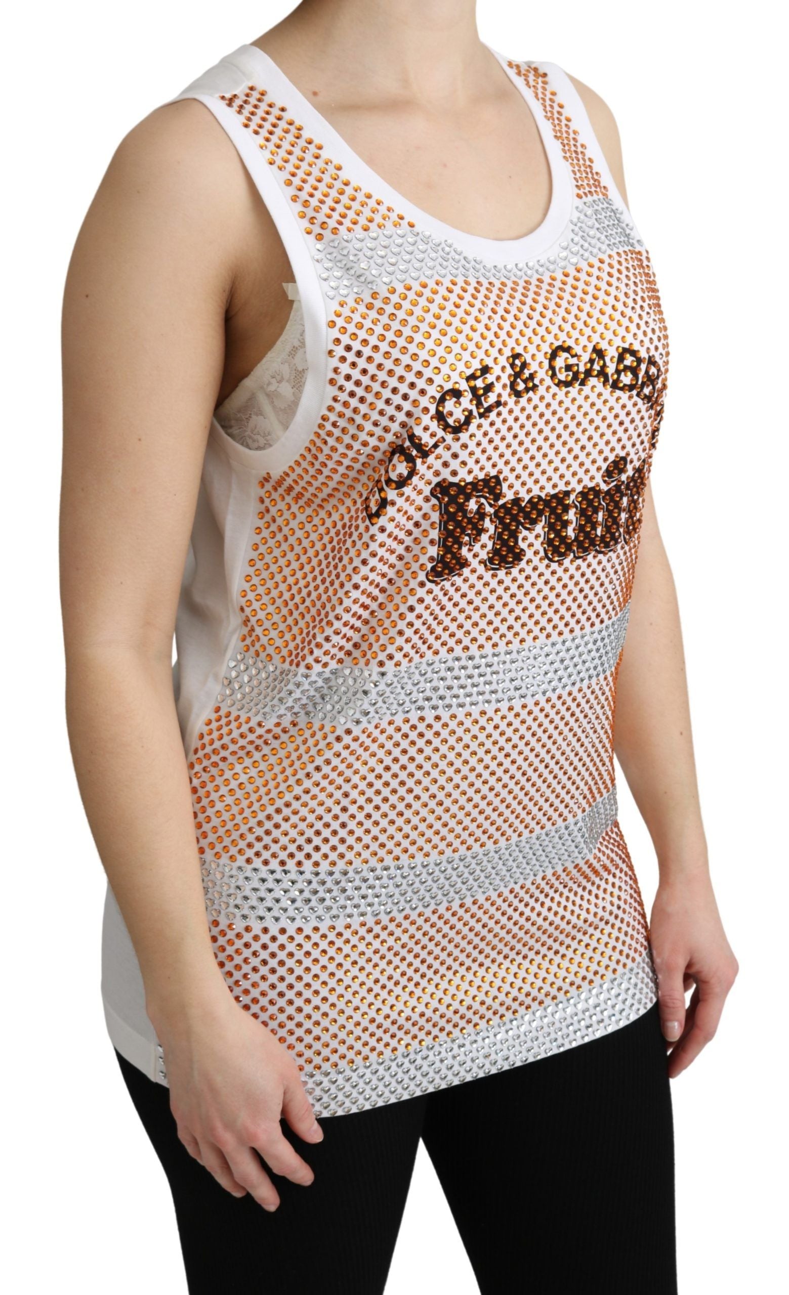 Dolce & Gabbana White Tank Tops T for Women alternate view