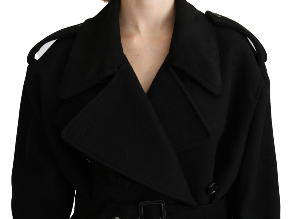 Dolce & Gabbana Black Trench Coats for Women additional view