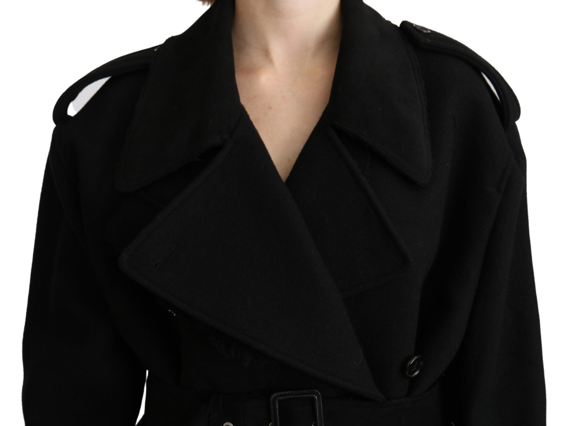 Dolce & Gabbana Black Trench Coats for Women additional view